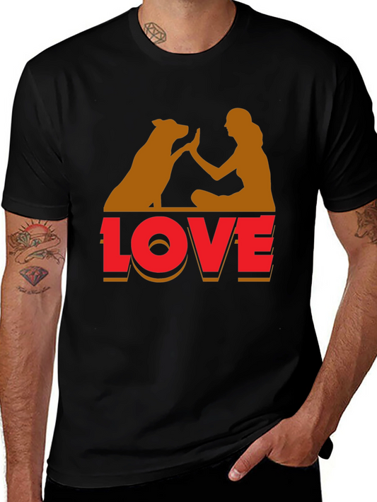 Dog Love T-Shirt - Unisex Casual Tee