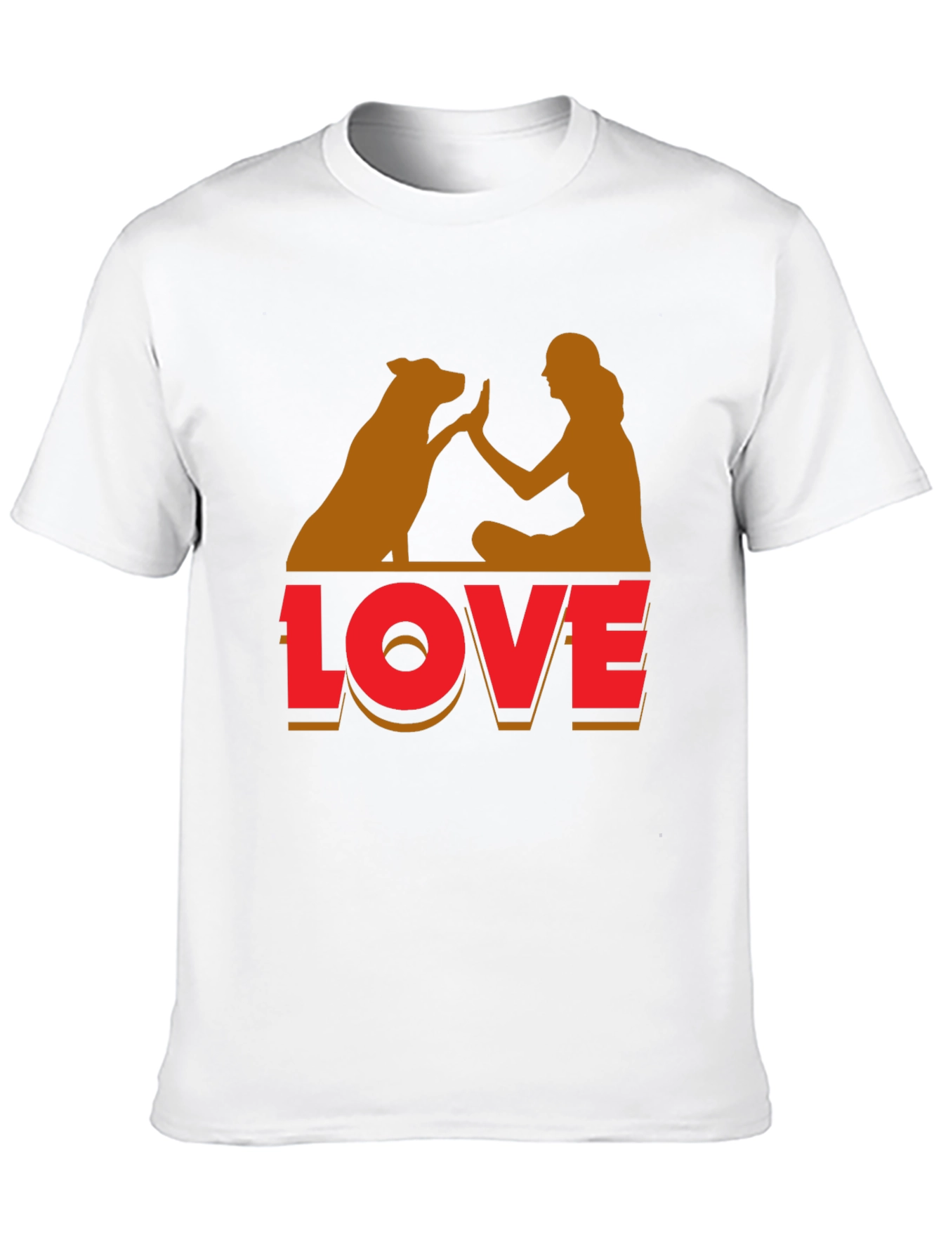 Dog Love T-Shirt - Unisex Casual Tee
