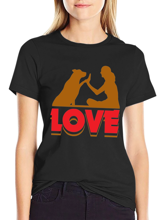 Dog Love T-Shirt - Unisex Casual Tee