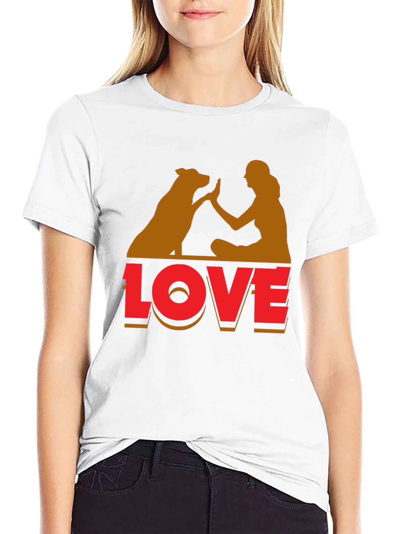 Dog Love T-Shirt - Unisex Casual Tee
