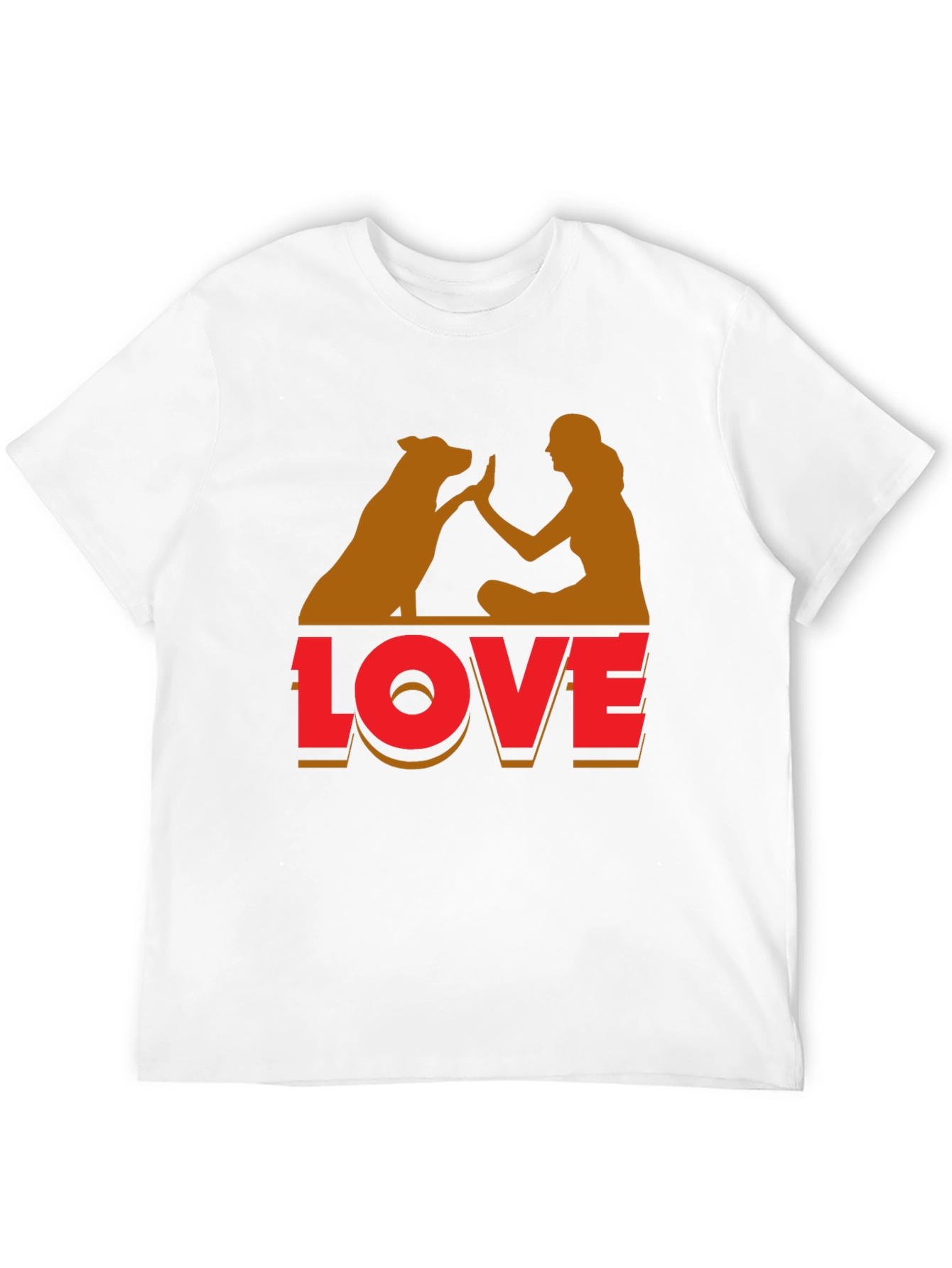 Dog Love T-Shirt - Unisex Casual Tee
