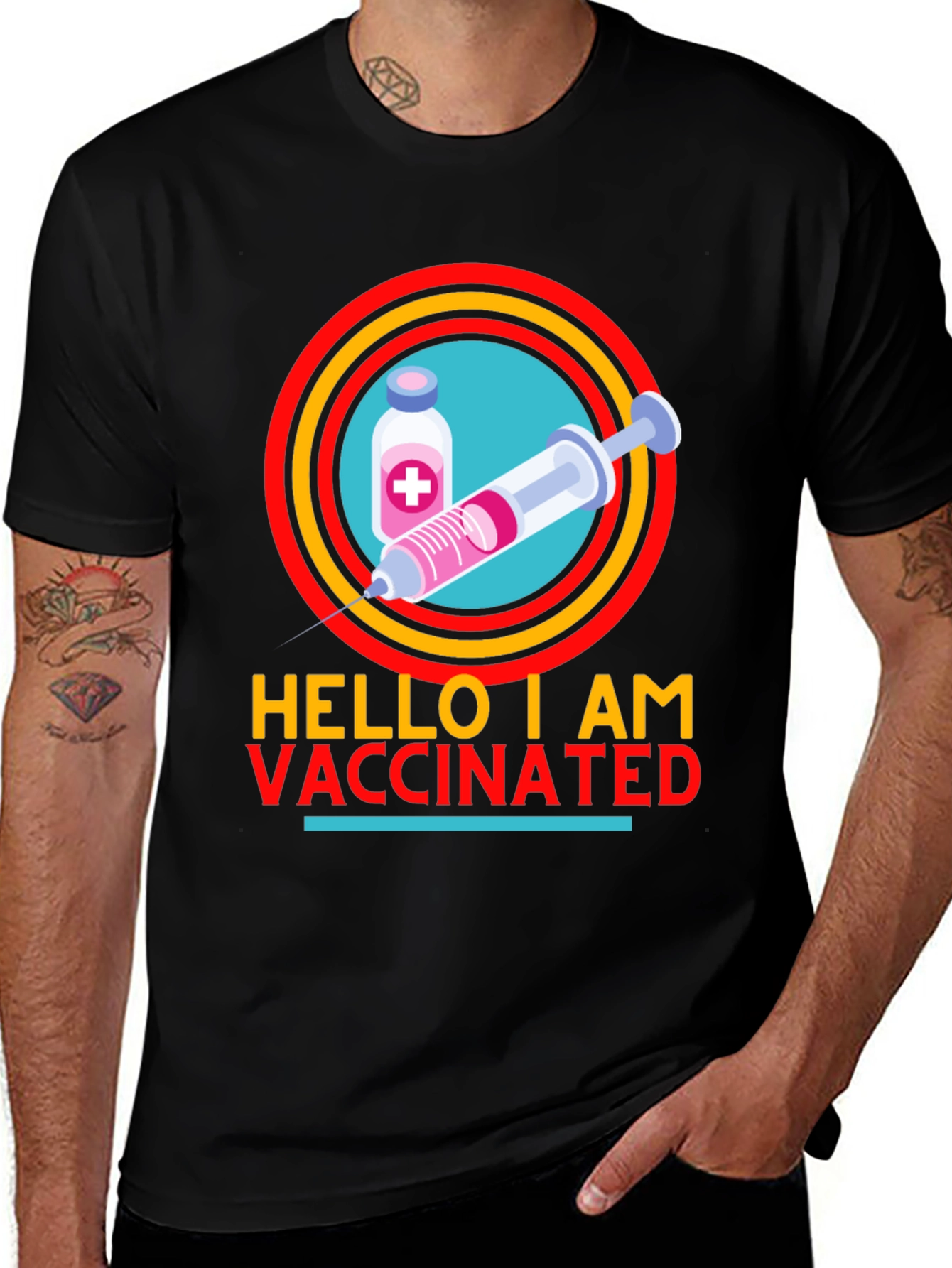 Hello I Am Vaccinated T-Shirt