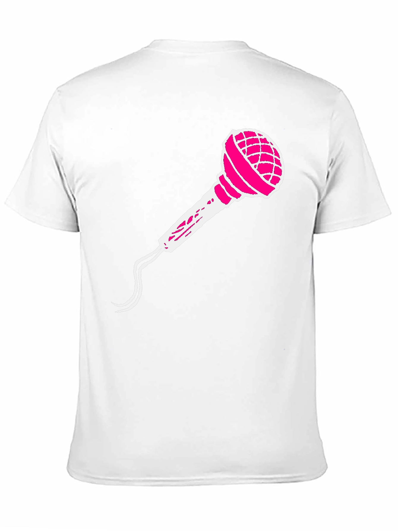 Microphone Graphic Tee - Black