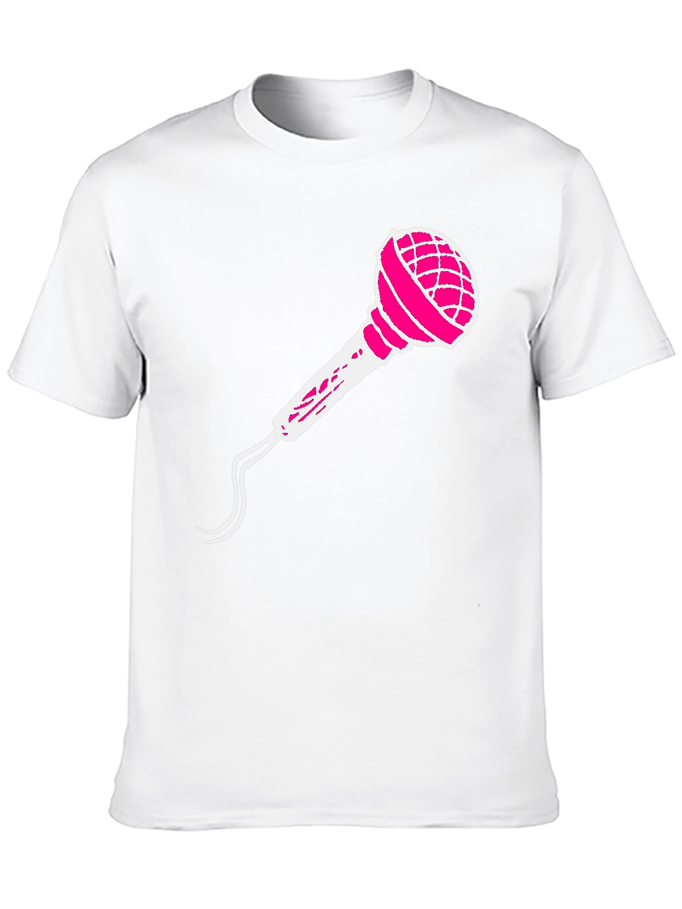 Microphone Graphic Tee - Black