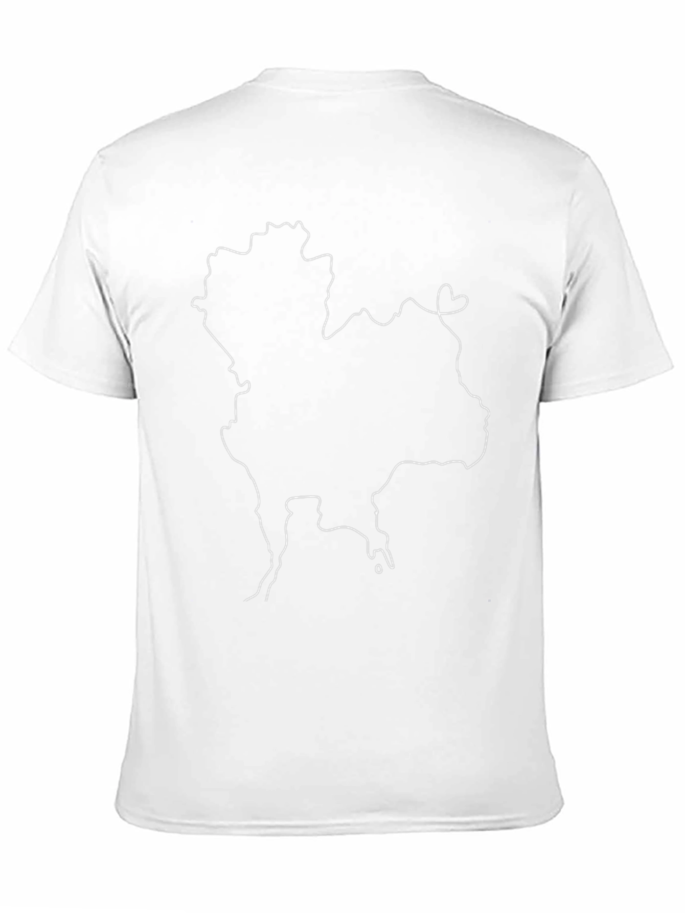 Thailand Outline Graphic Tee - Soft Black T-Shirt