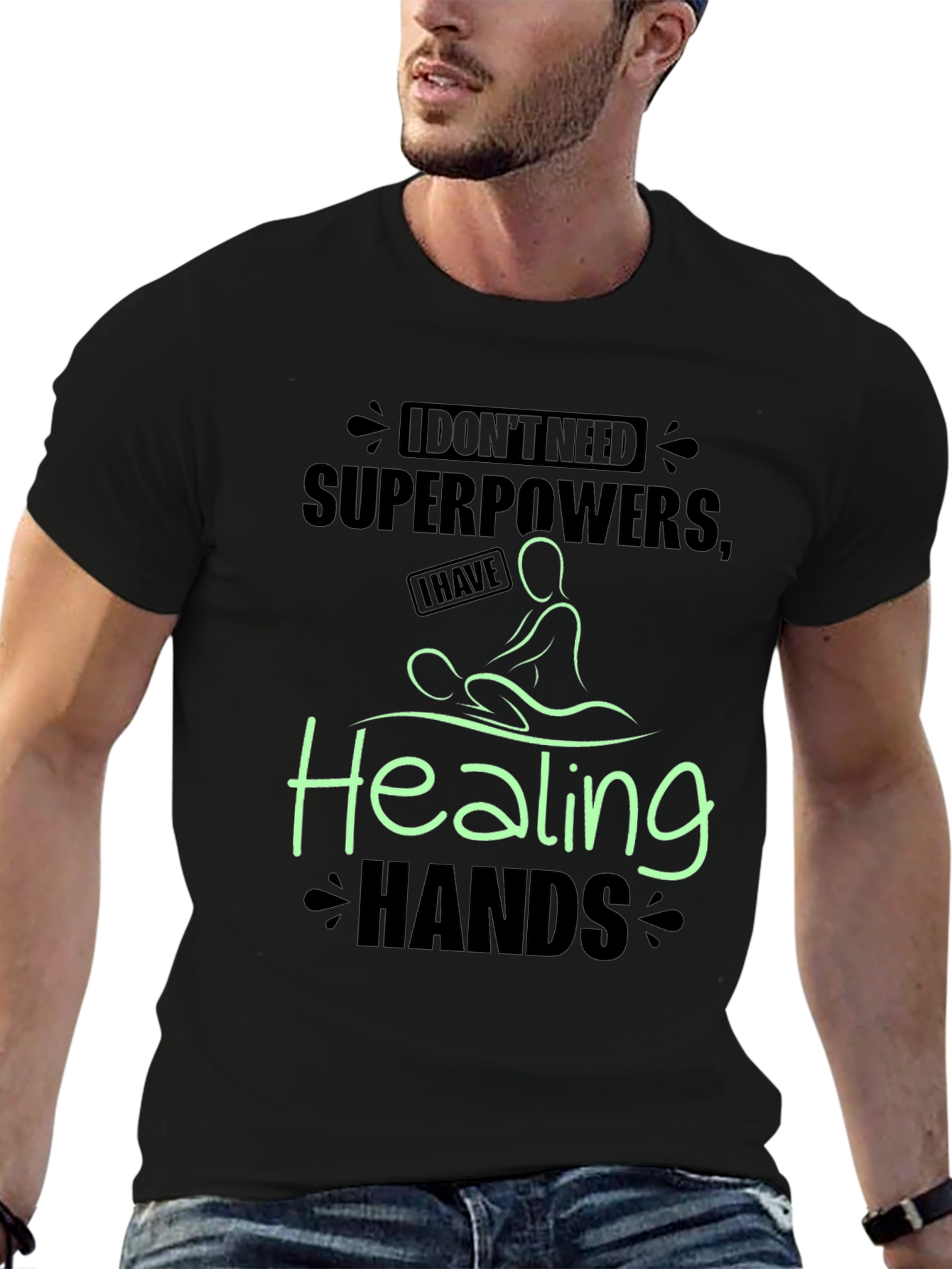 Healing Hands T-Shirt - Massage Therapist Tee