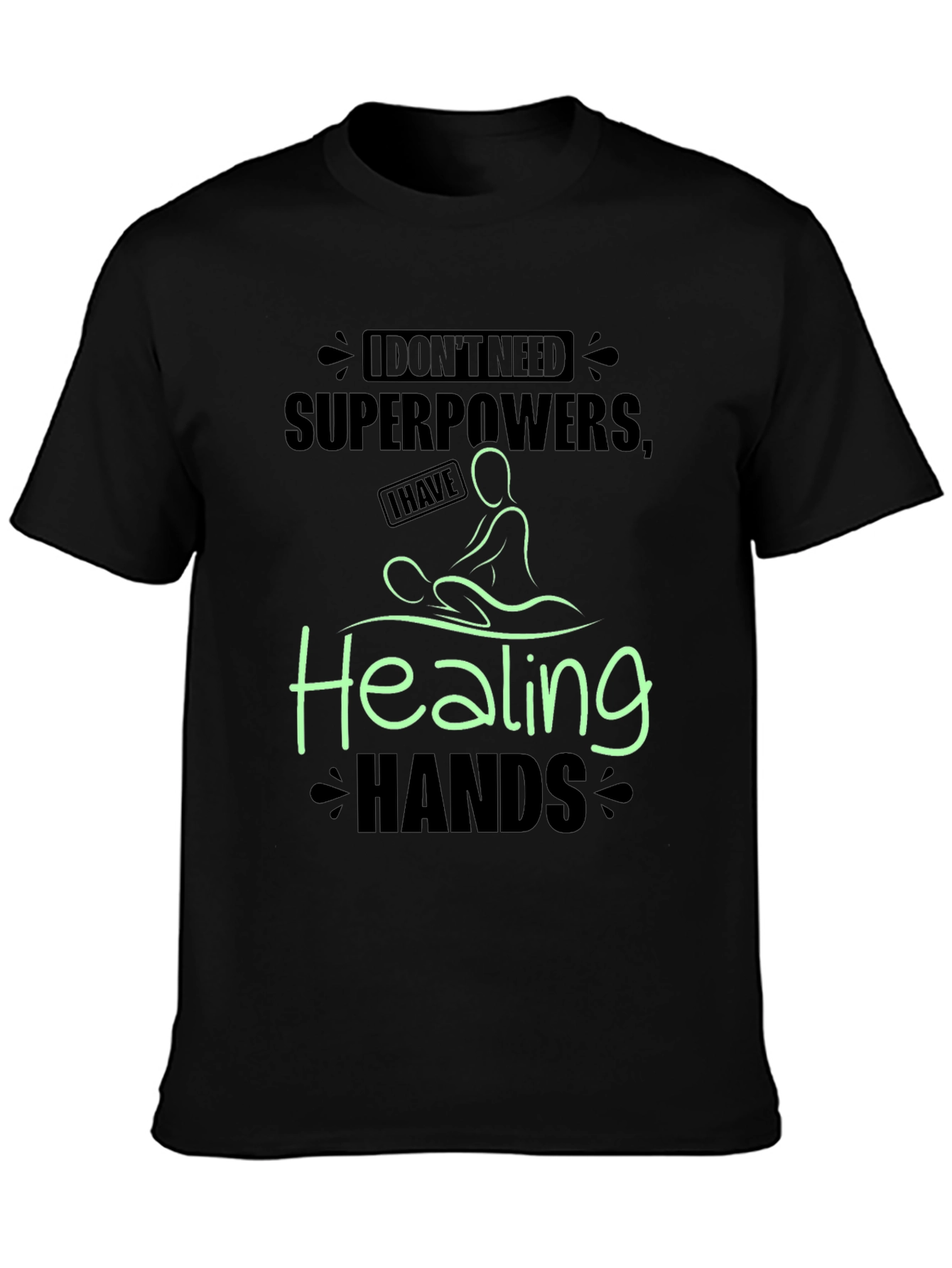 Healing Hands T-Shirt - Massage Therapist Tee