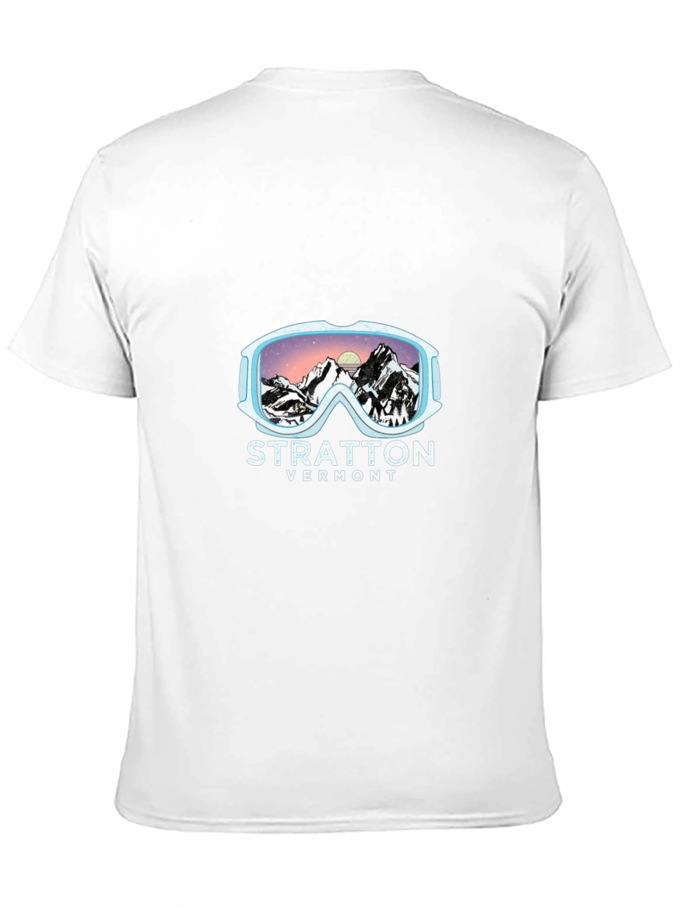 Stratton Vermont Ski Goggles Graphic T-Shirt