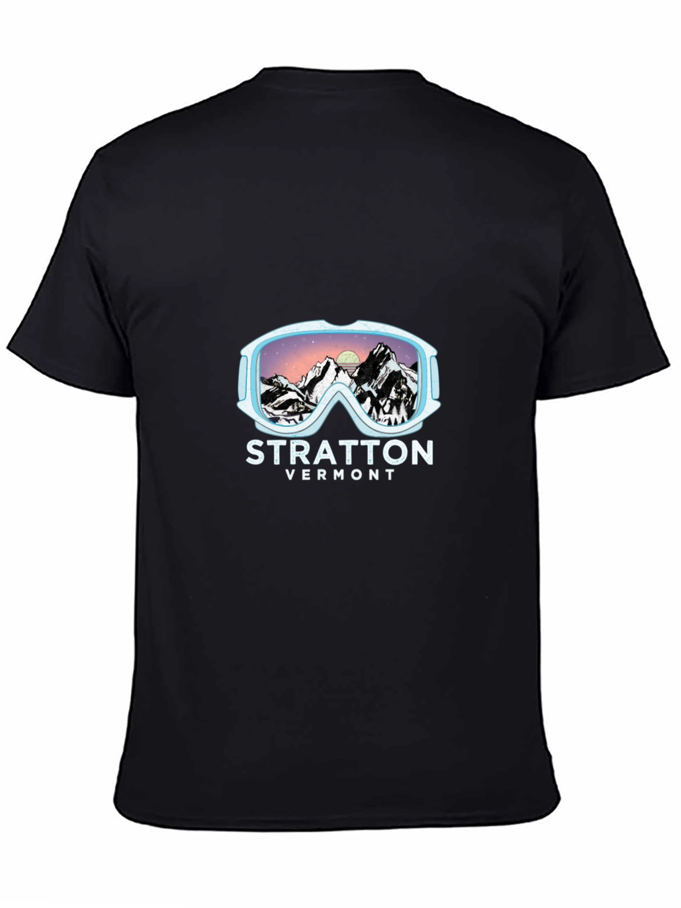 Stratton Vermont Ski Goggles Graphic T-Shirt