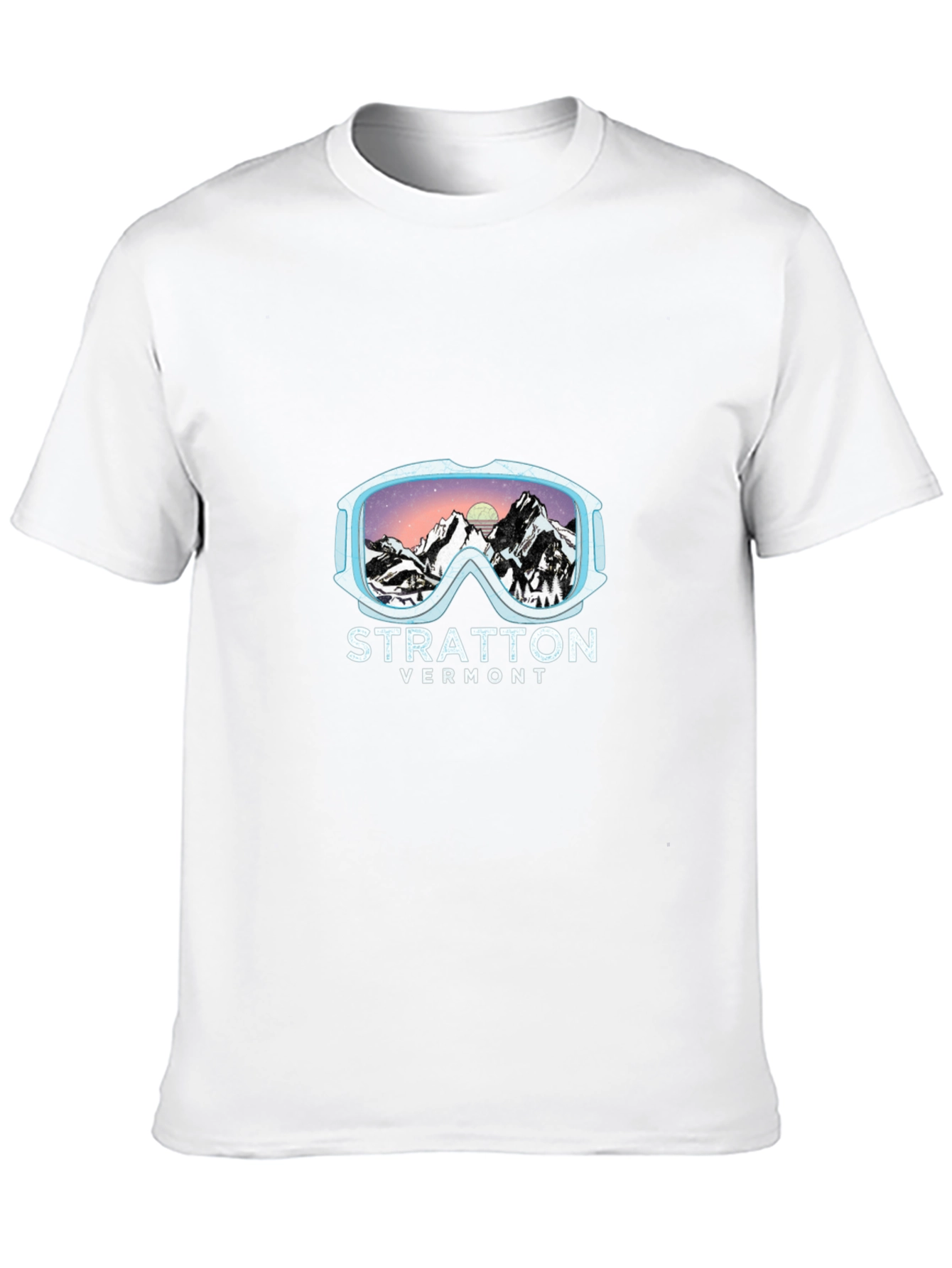 Stratton Vermont Ski Goggles Graphic T-Shirt