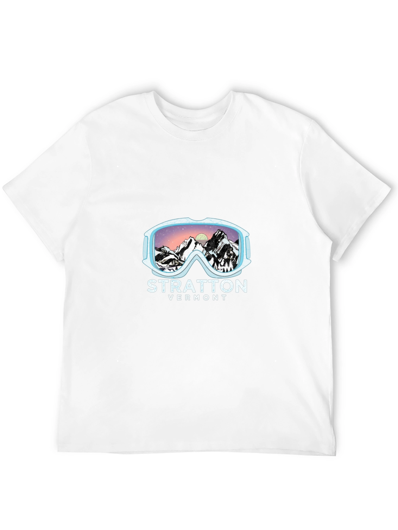Stratton Vermont Ski Goggles Graphic T-Shirt