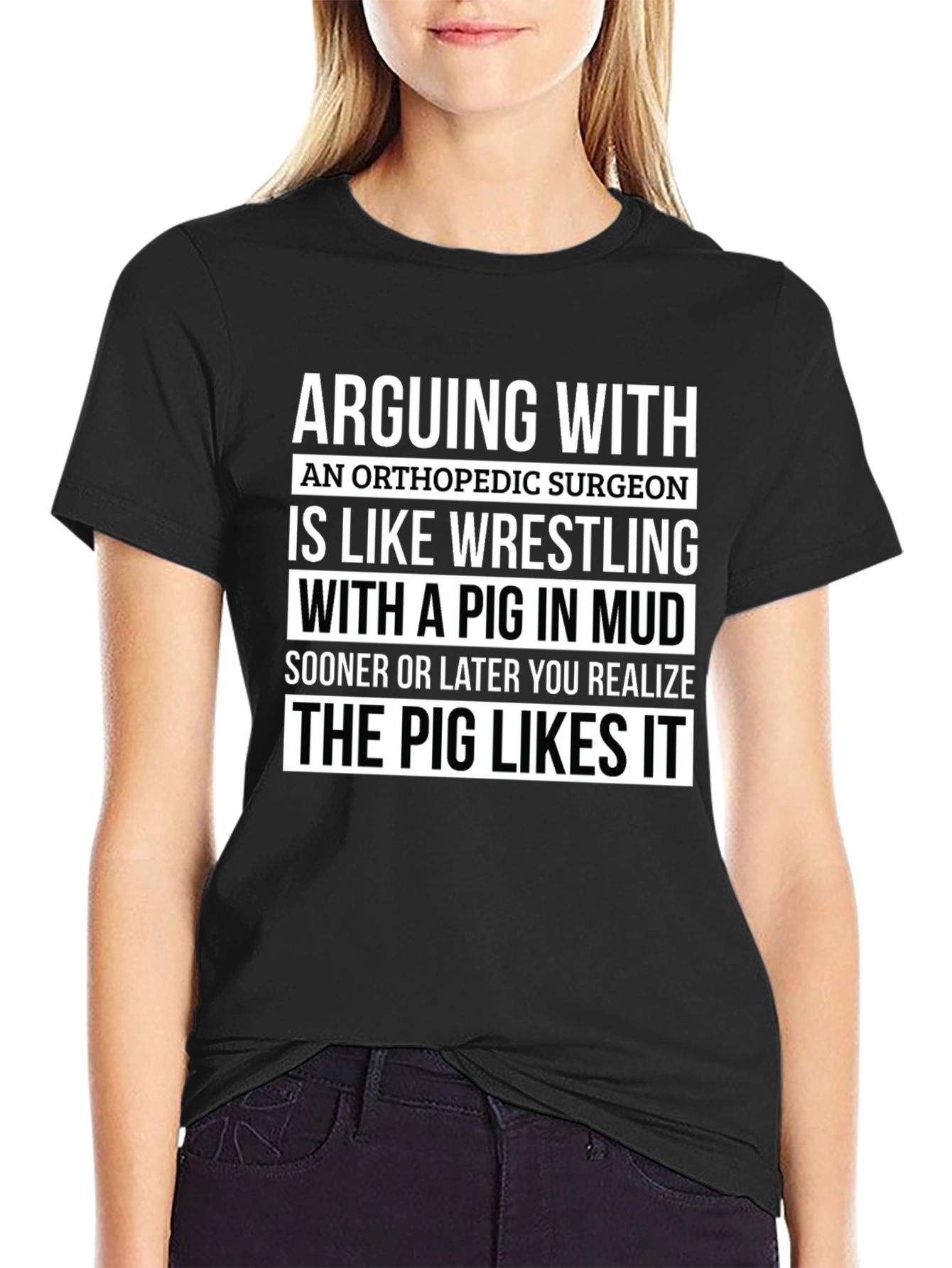 Orthopedic Surgeon Pig Wrestling T-Shirt