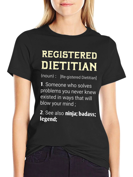 Registered Dietitian Definition T-Shirt