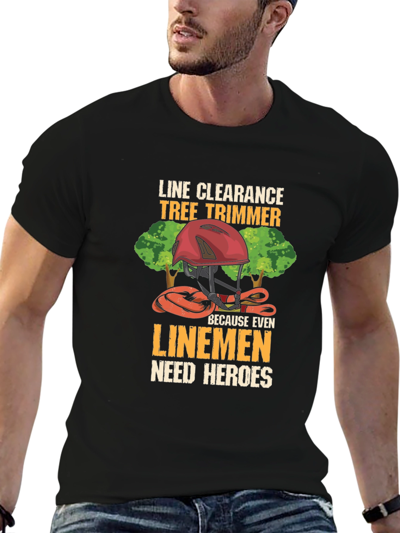Line Clearance Tree Trimmer T-Shirt - Linemen Heroes Tee