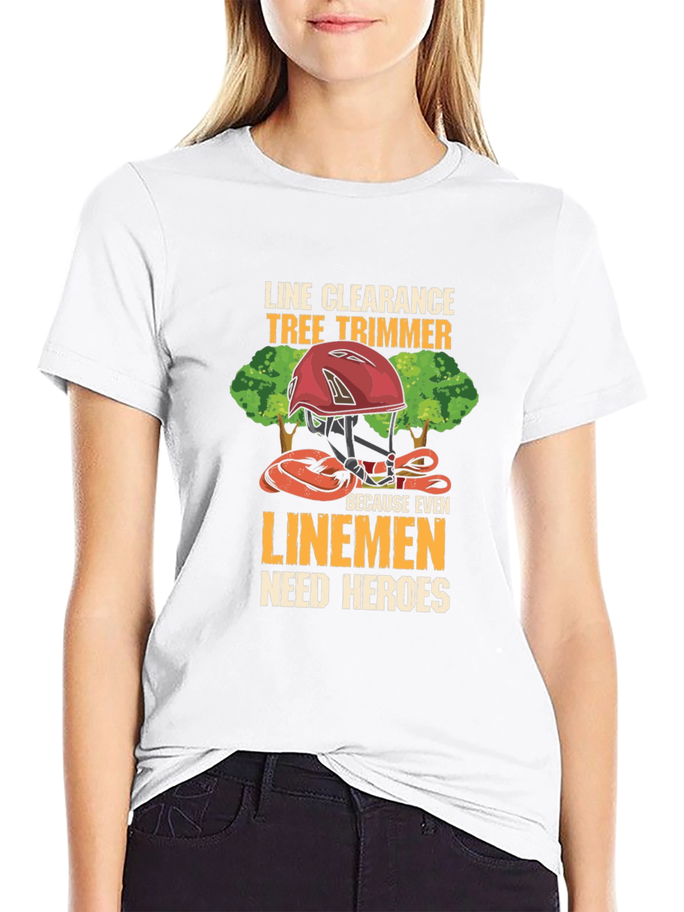 Line Clearance Tree Trimmer T-Shirt - Linemen Heroes Tee