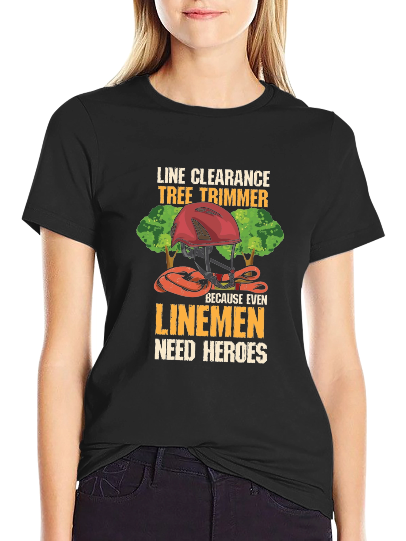 Line Clearance Tree Trimmer T-Shirt - Linemen Heroes Tee
