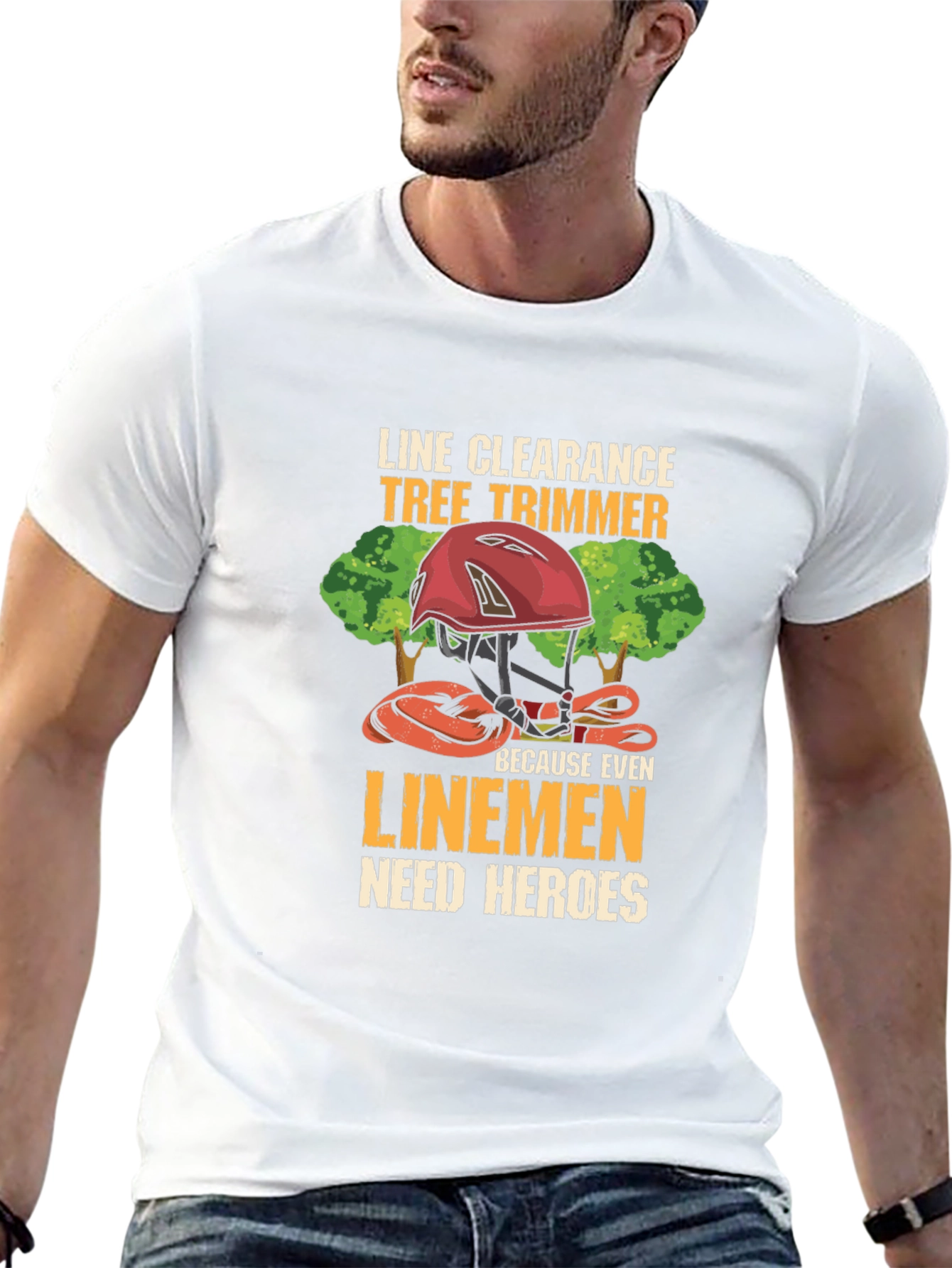 Line Clearance Tree Trimmer T-Shirt - Linemen Heroes Tee