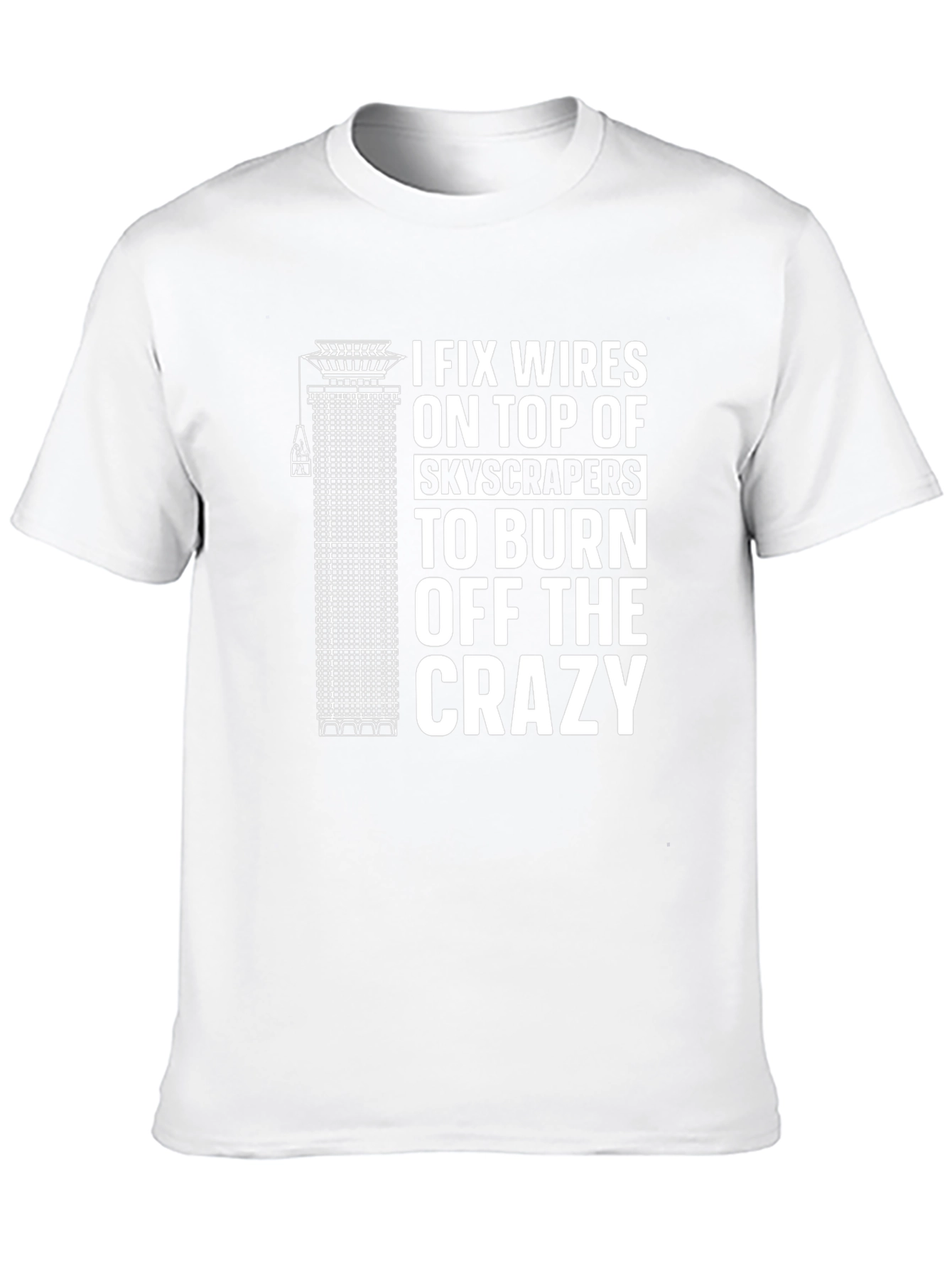 Funny Electrician T-Shirt: I Fix Wires