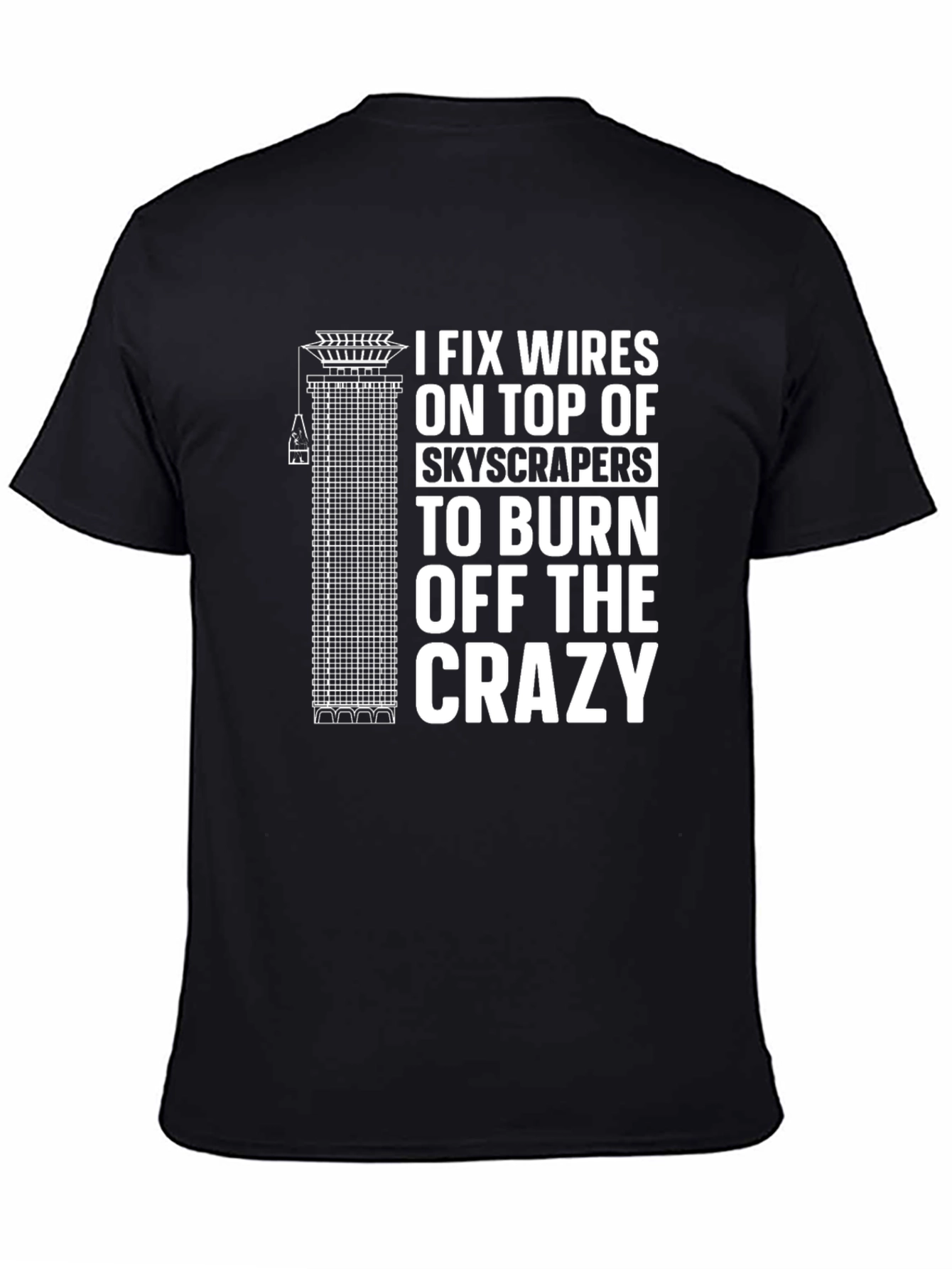 Funny Electrician T-Shirt: I Fix Wires