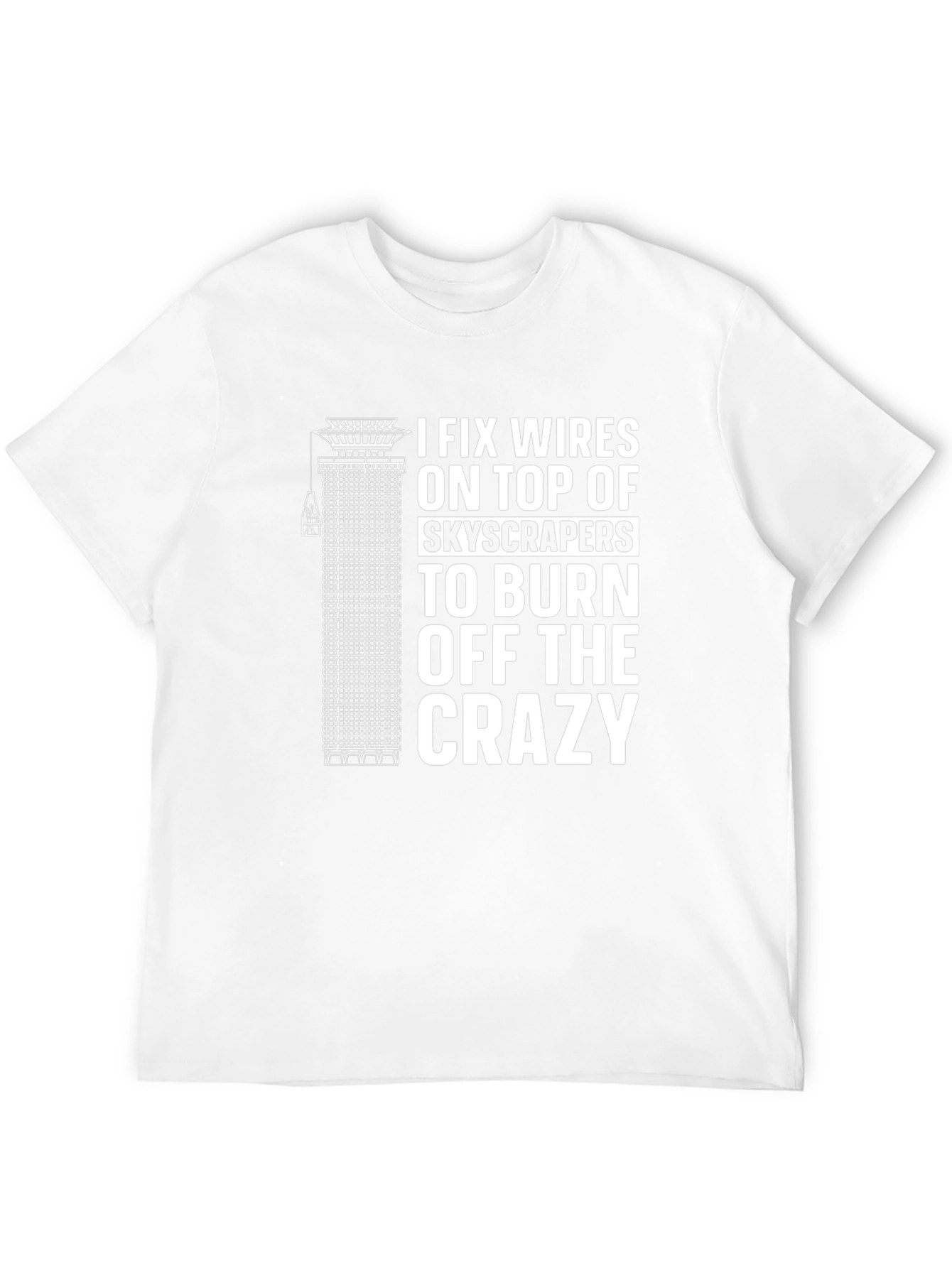 Funny Electrician T-Shirt: I Fix Wires