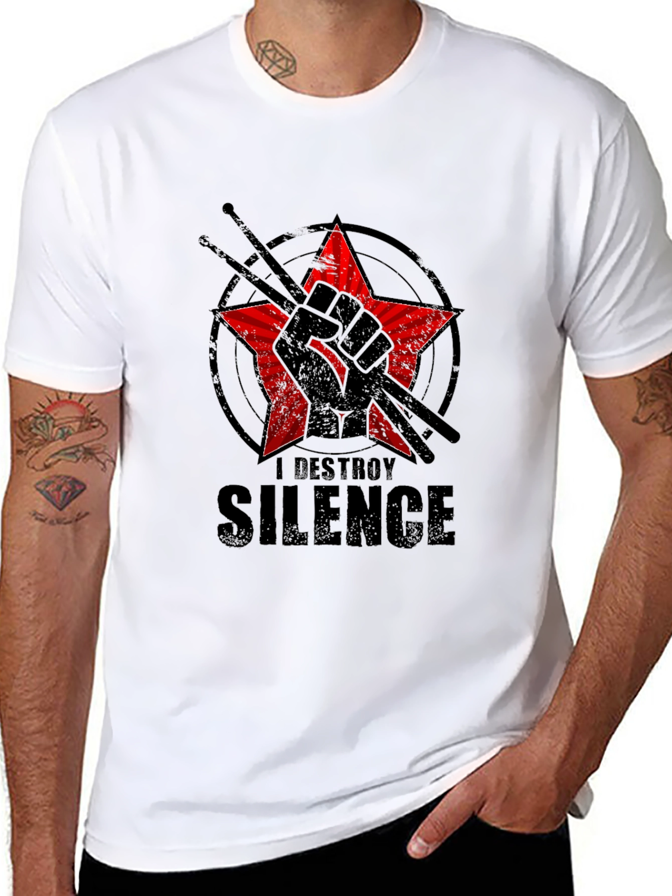 I Destroy Silence Graphic Tee
