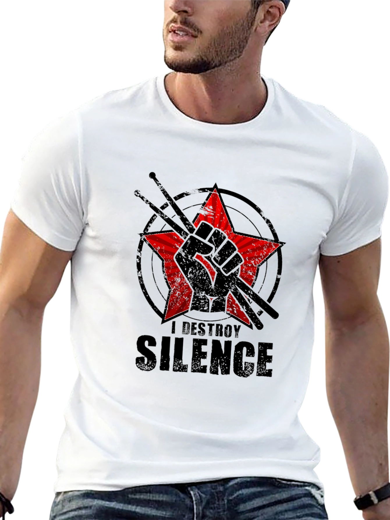 I Destroy Silence Graphic Tee