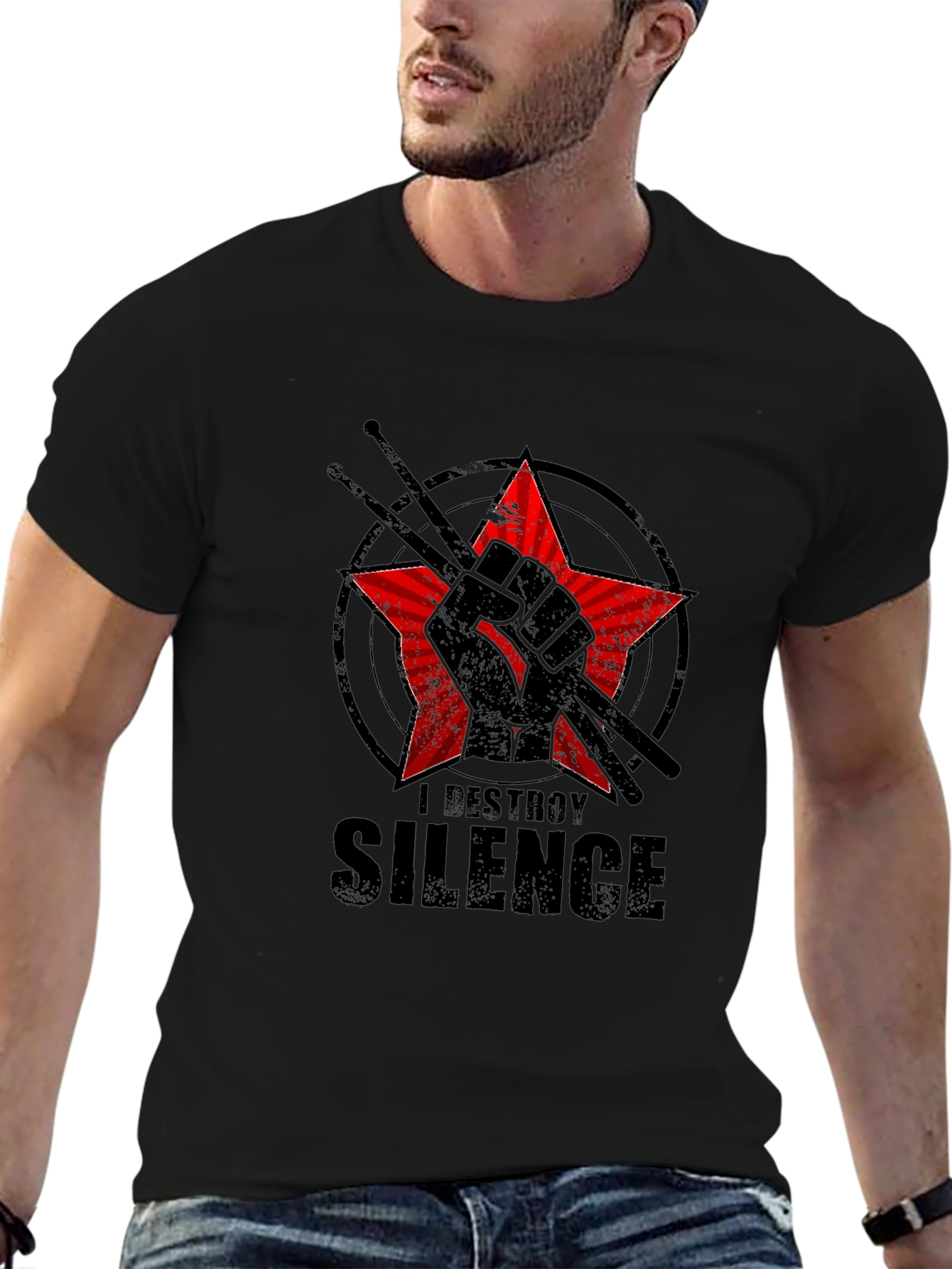 I Destroy Silence Graphic Tee