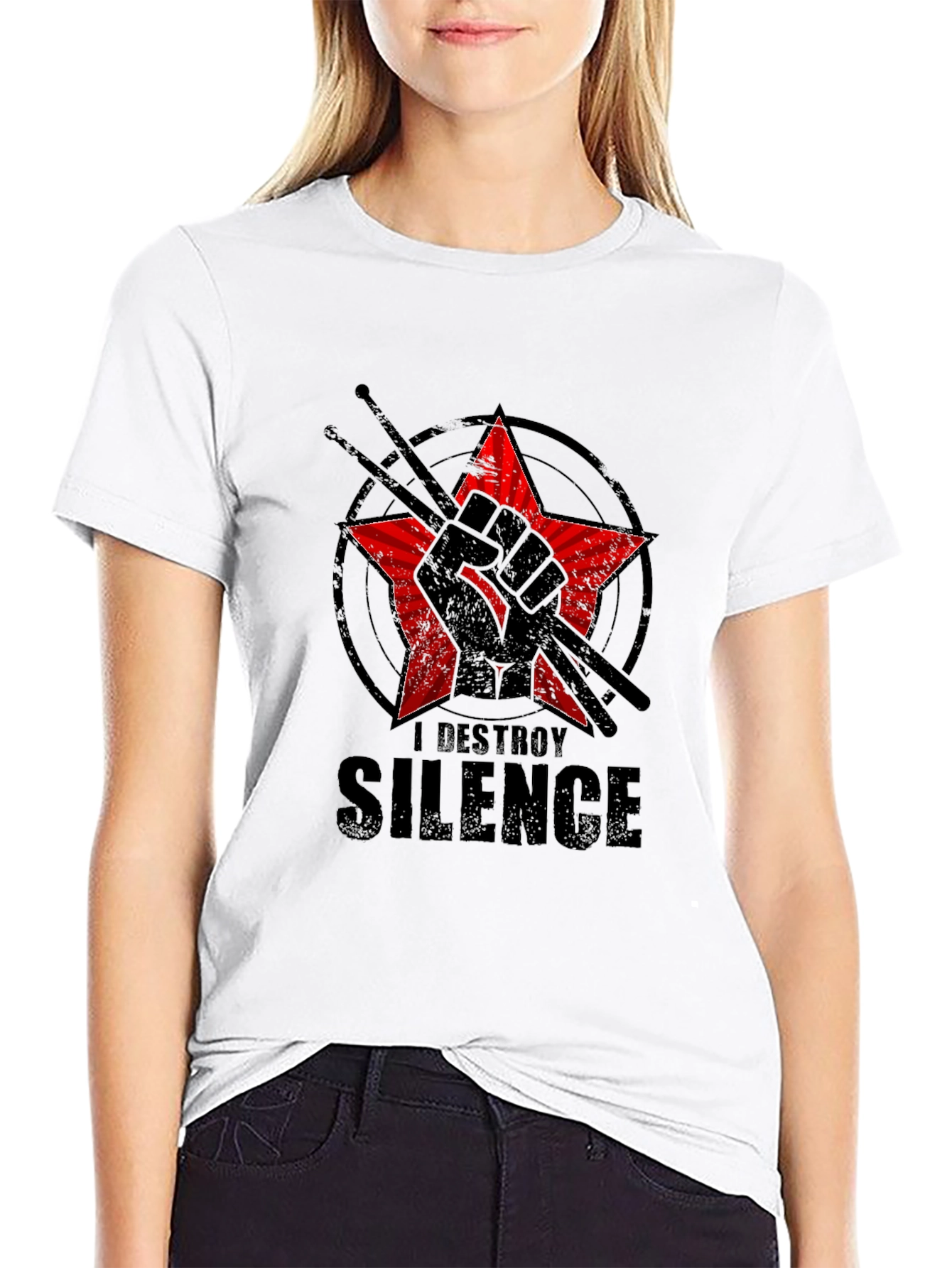 I Destroy Silence Graphic Tee