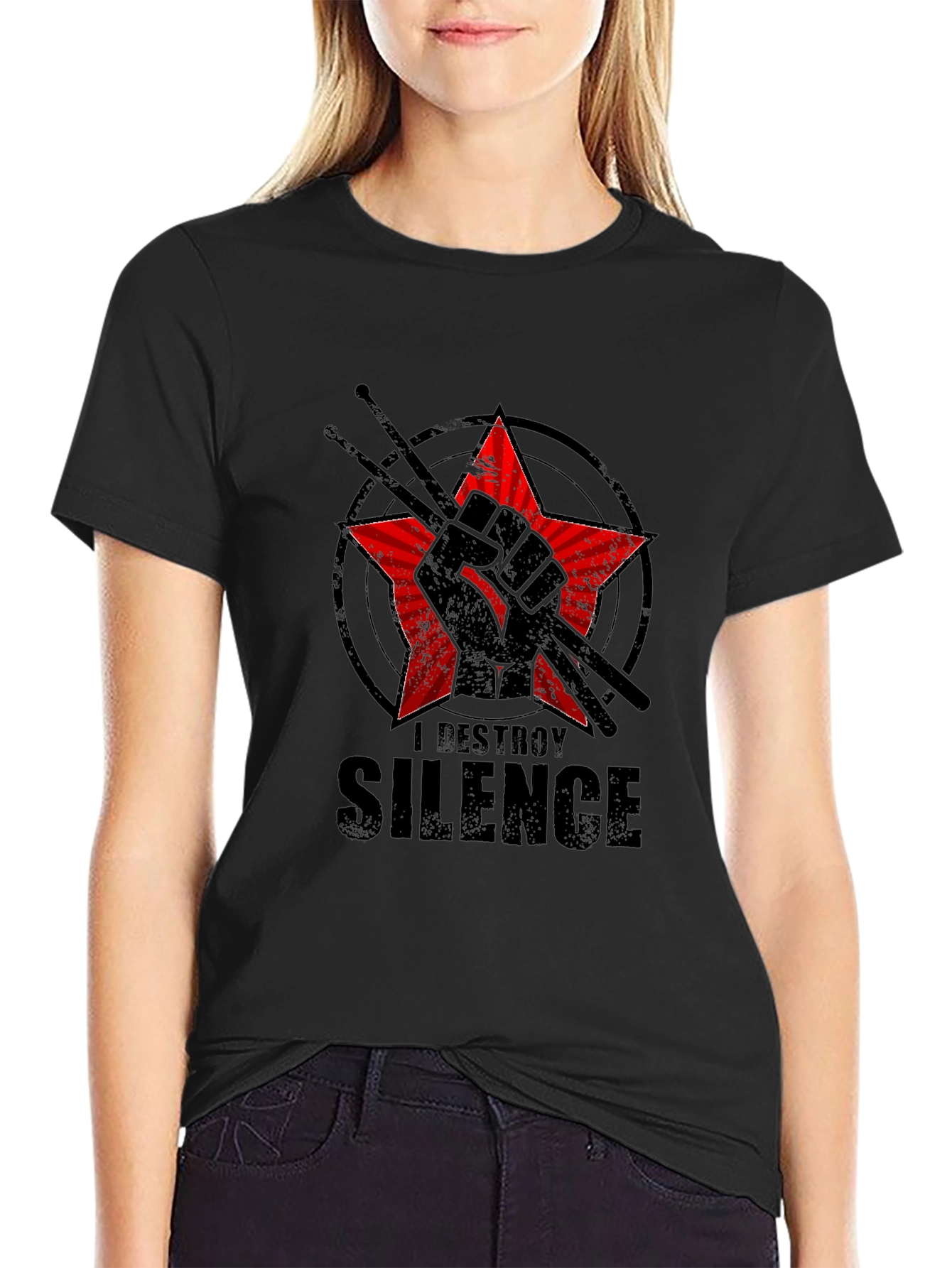 I Destroy Silence Graphic Tee