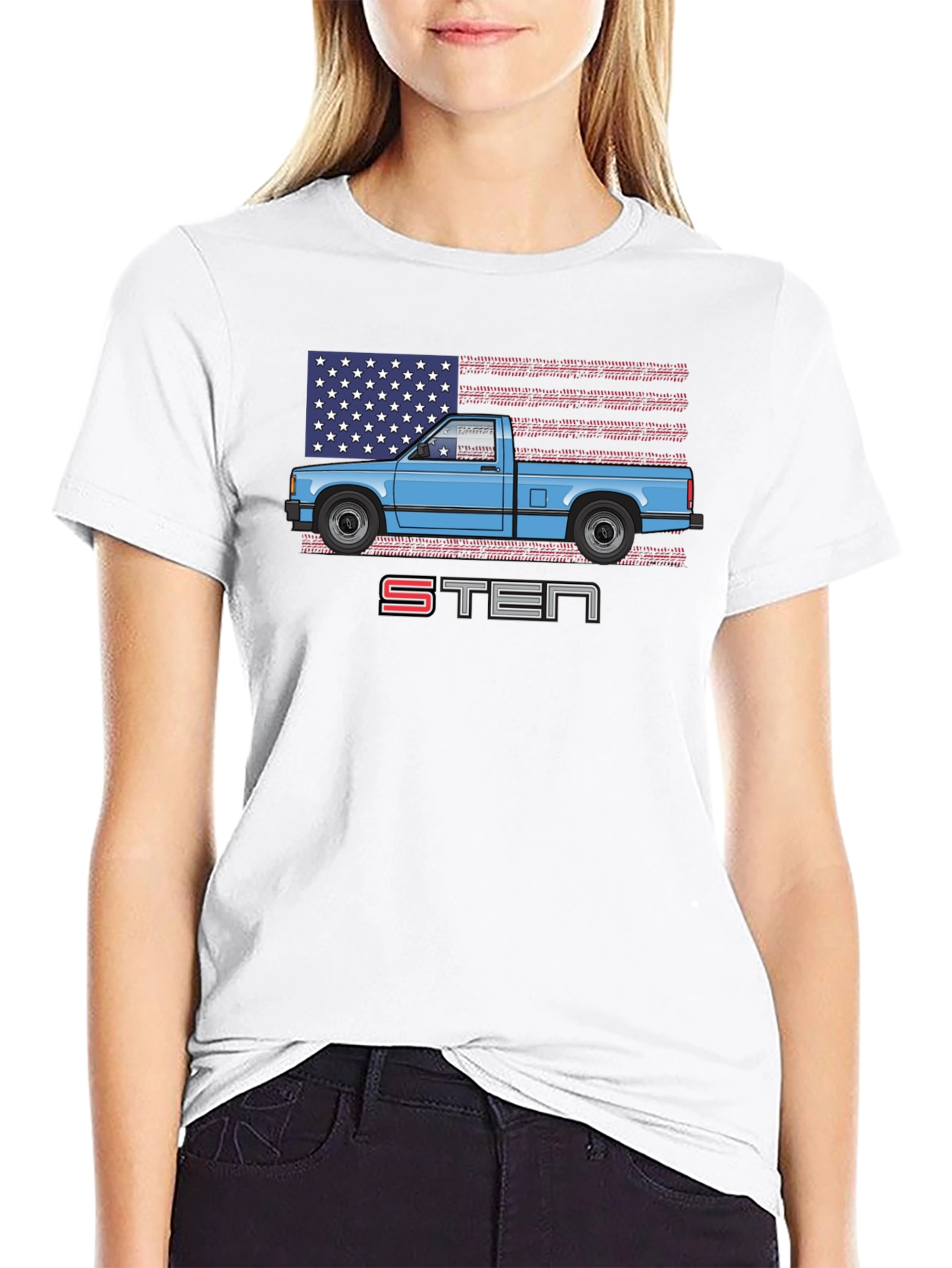 S10 Truck Graphic Tee - American Flag