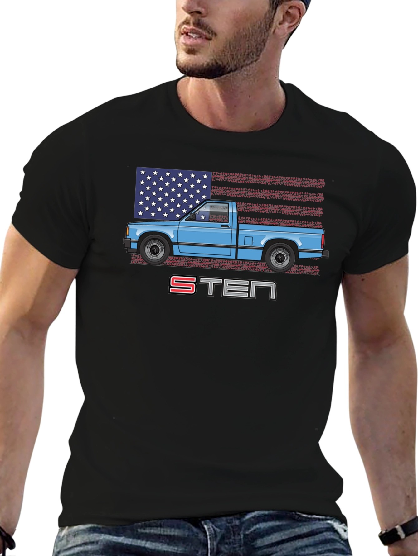 S10 Truck Graphic Tee - American Flag