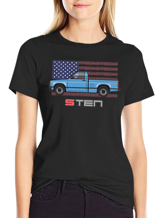 S10 Truck Graphic Tee - American Flag
