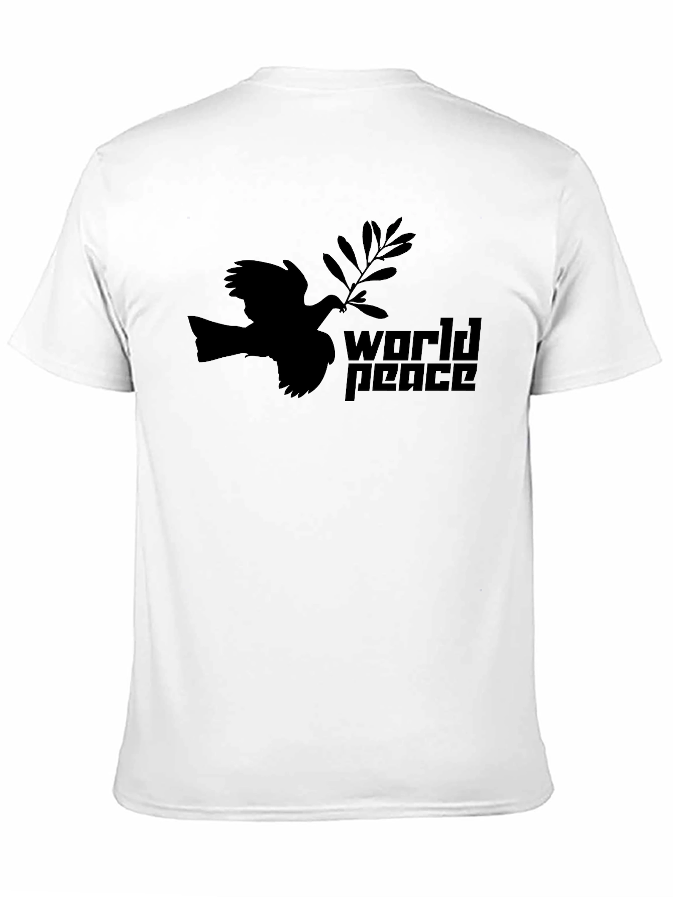 World Peace Dove Graphic Tee - Black