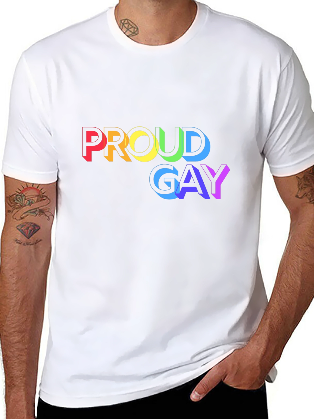 Proud Gay Rainbow Pride T-Shirt