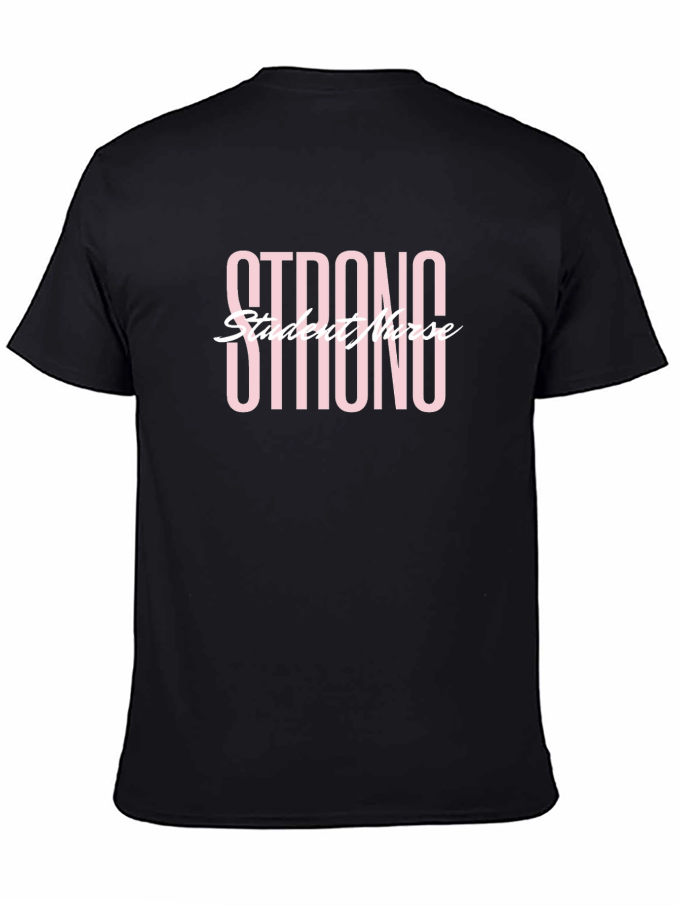 Strong Student Nurse Black T-Shirt