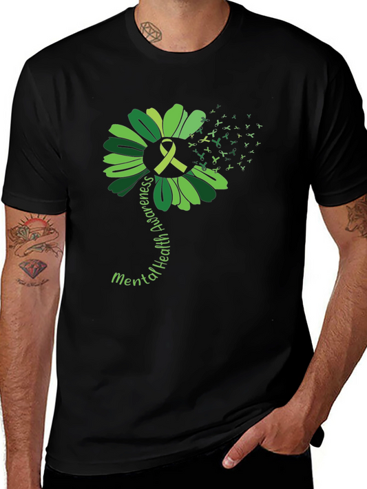 Mental Health Awareness Ribbon T-Shirt