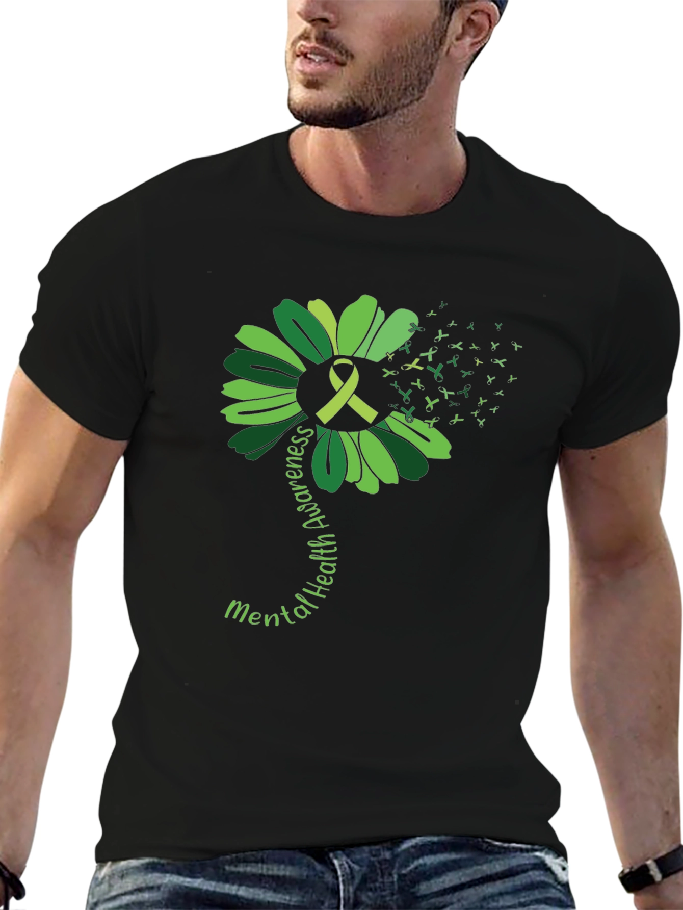Mental Health Awareness Ribbon T-Shirt