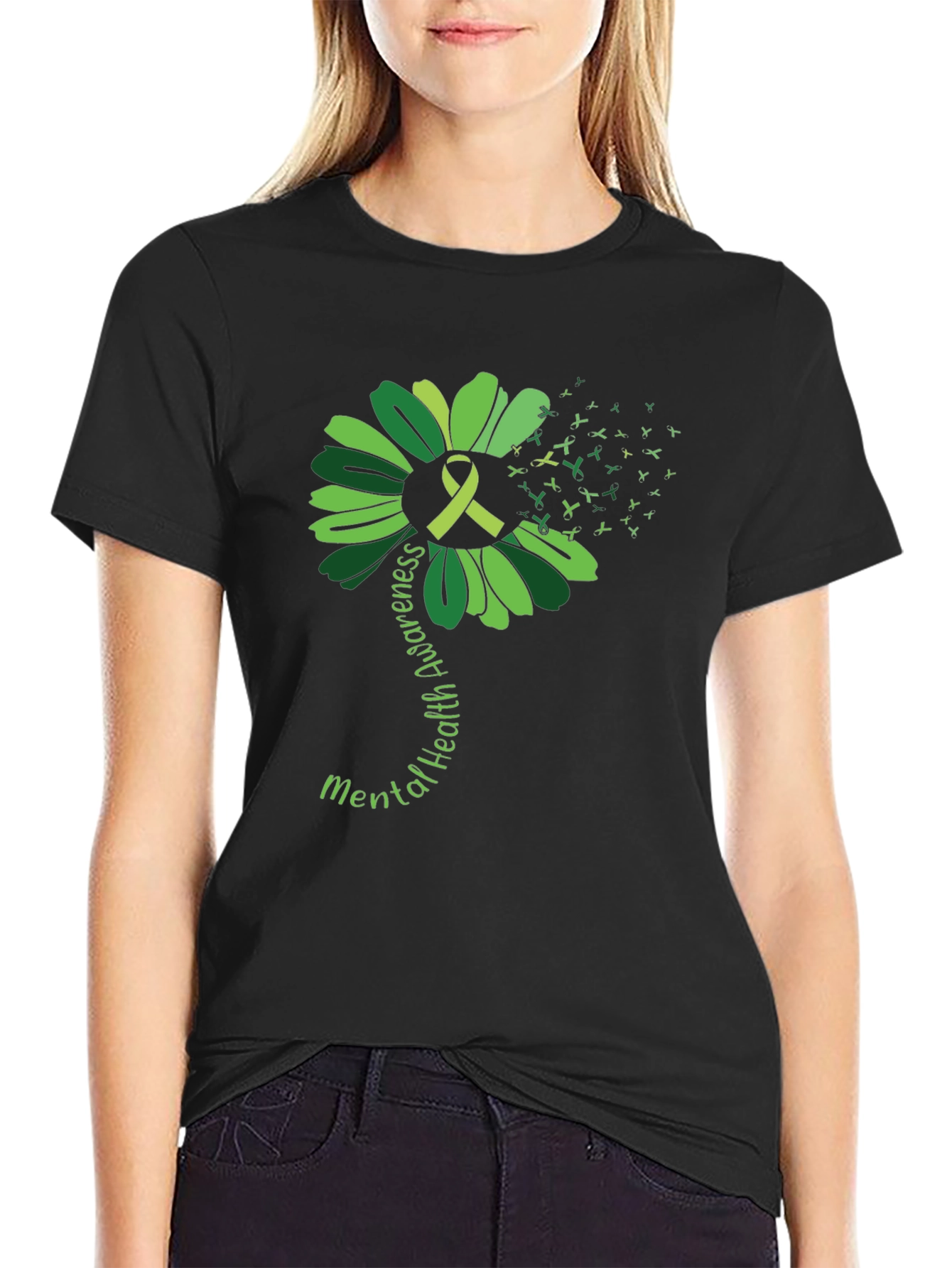 Mental Health Awareness Ribbon T-Shirt