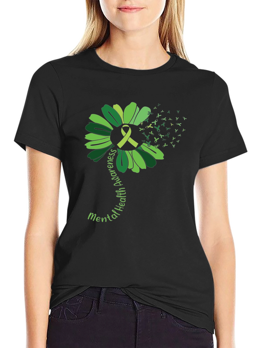Mental Health Awareness Ribbon T-Shirt