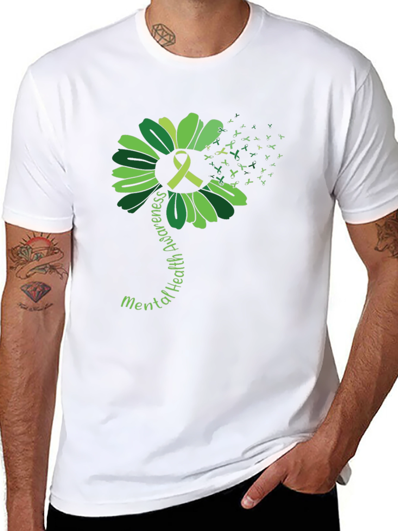 Mental Health Awareness Ribbon T-Shirt
