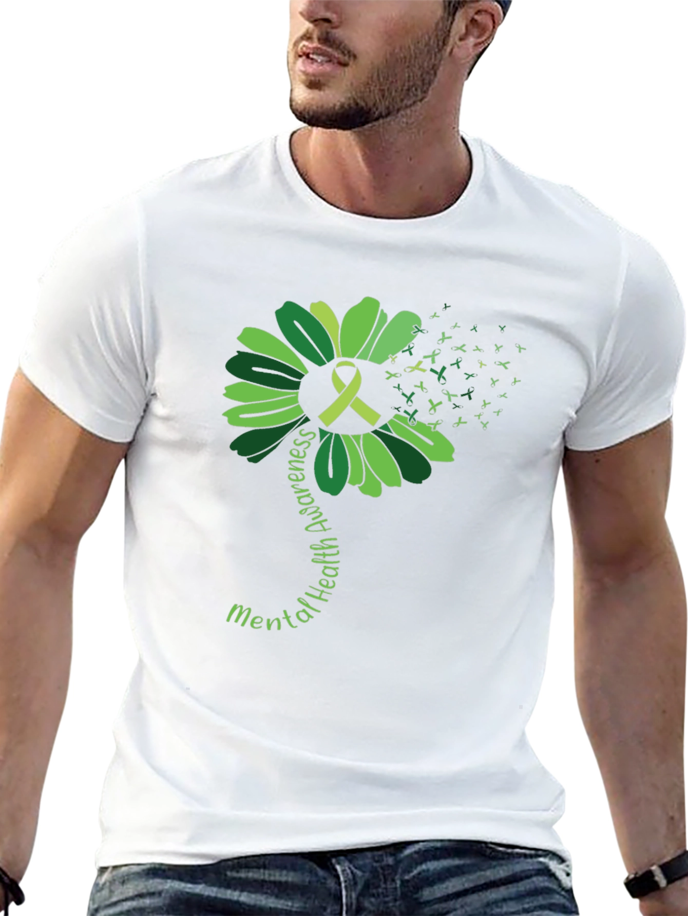 Mental Health Awareness Ribbon T-Shirt