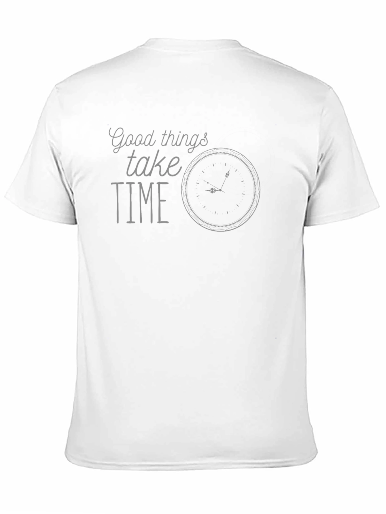 Good Things Take Time T-Shirt - Black