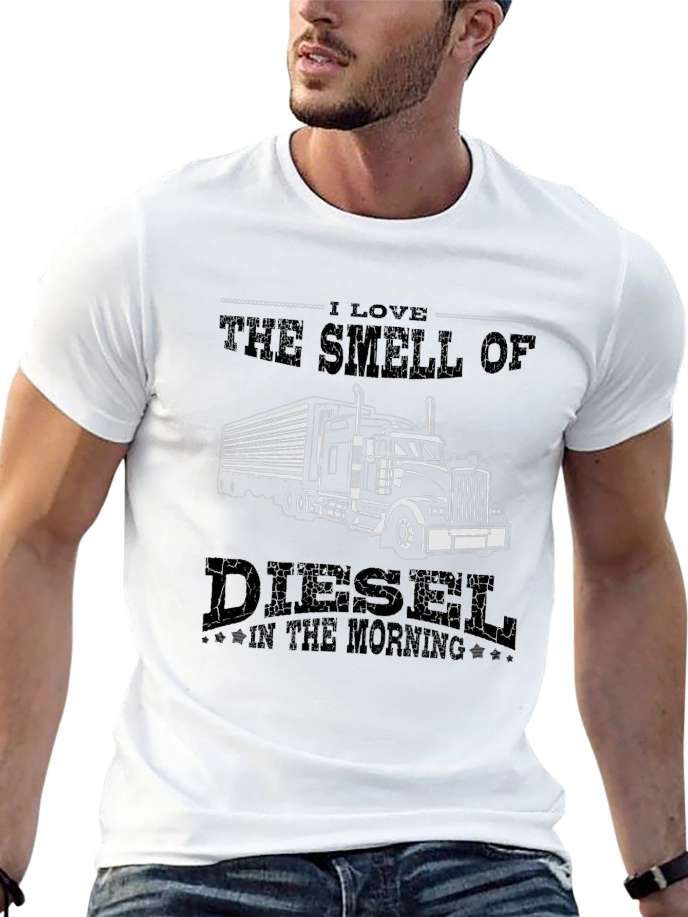 Diesel Trucker T-Shirt - I Love The Smell
