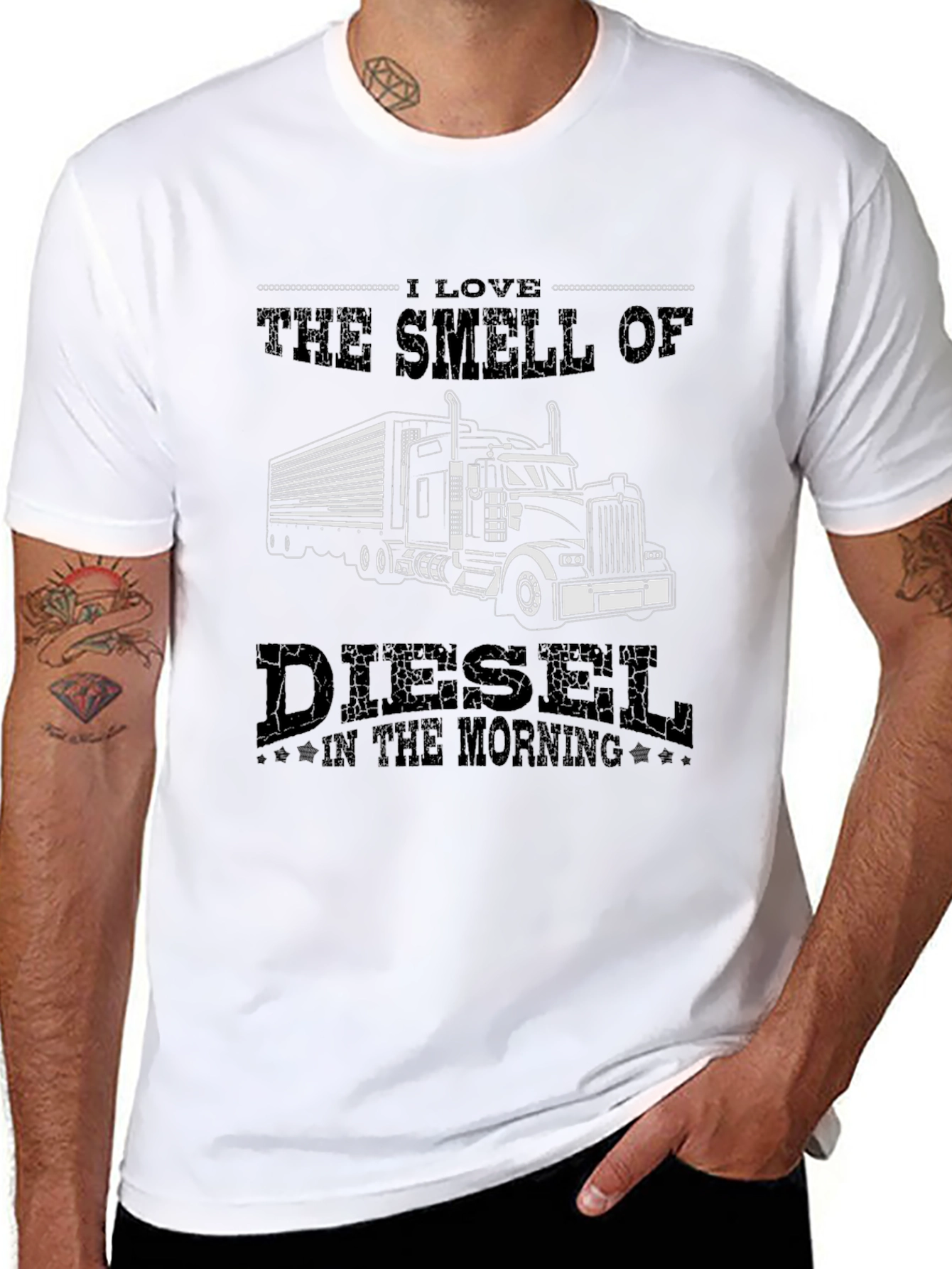 Diesel Trucker T-Shirt - I Love The Smell