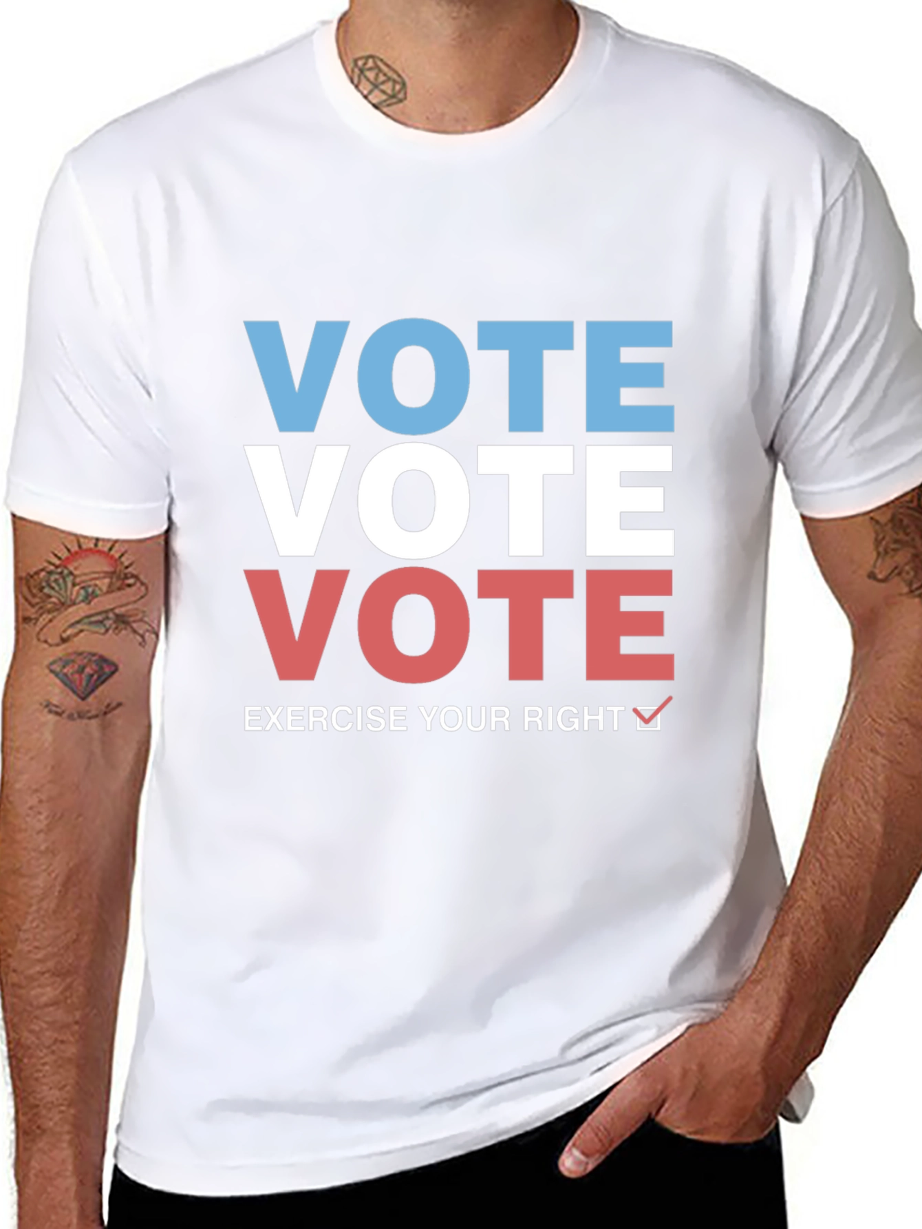 Vote Graphic Tee - Exercise Your Right T-Shirt