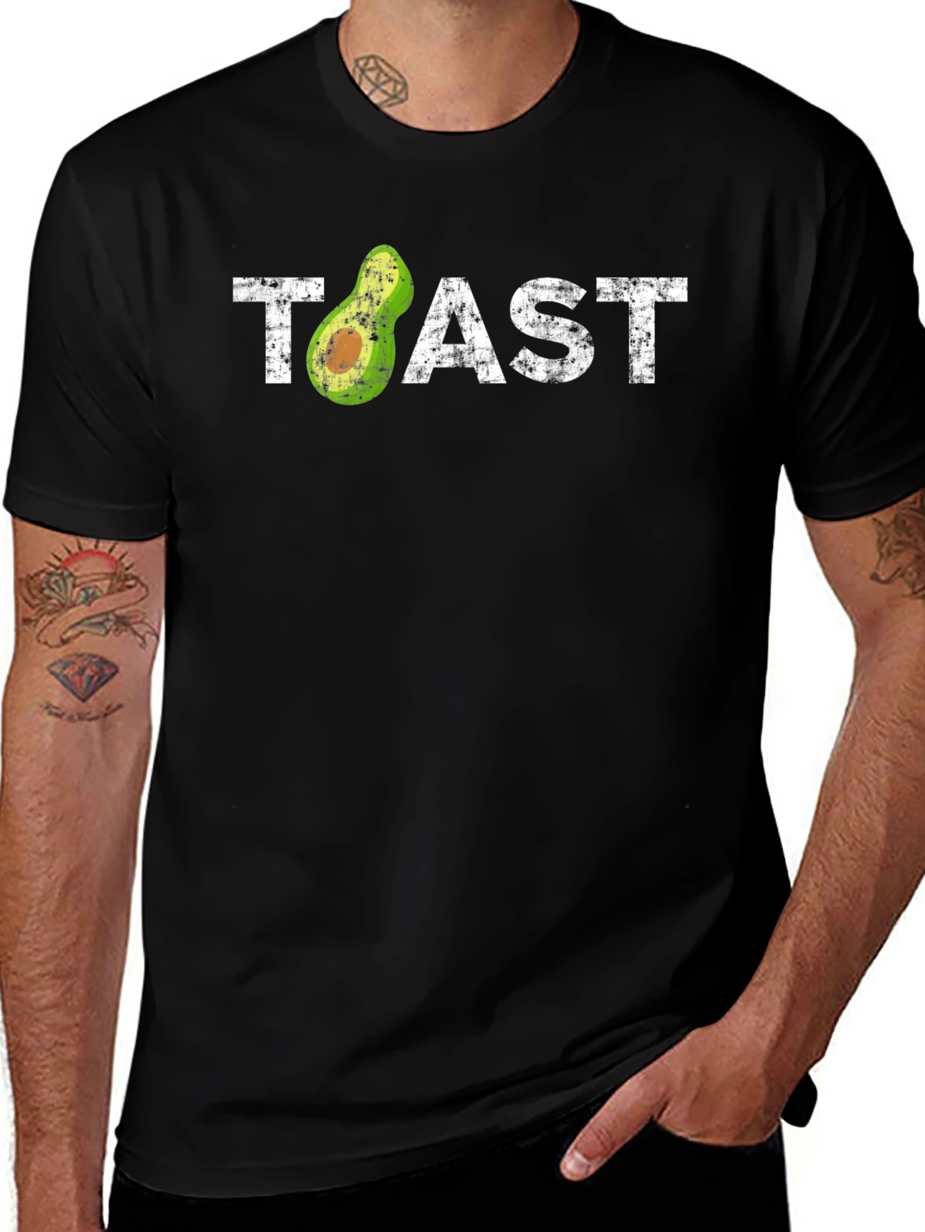 Avocado Toast Graphic Tee - Foodie T-Shirt