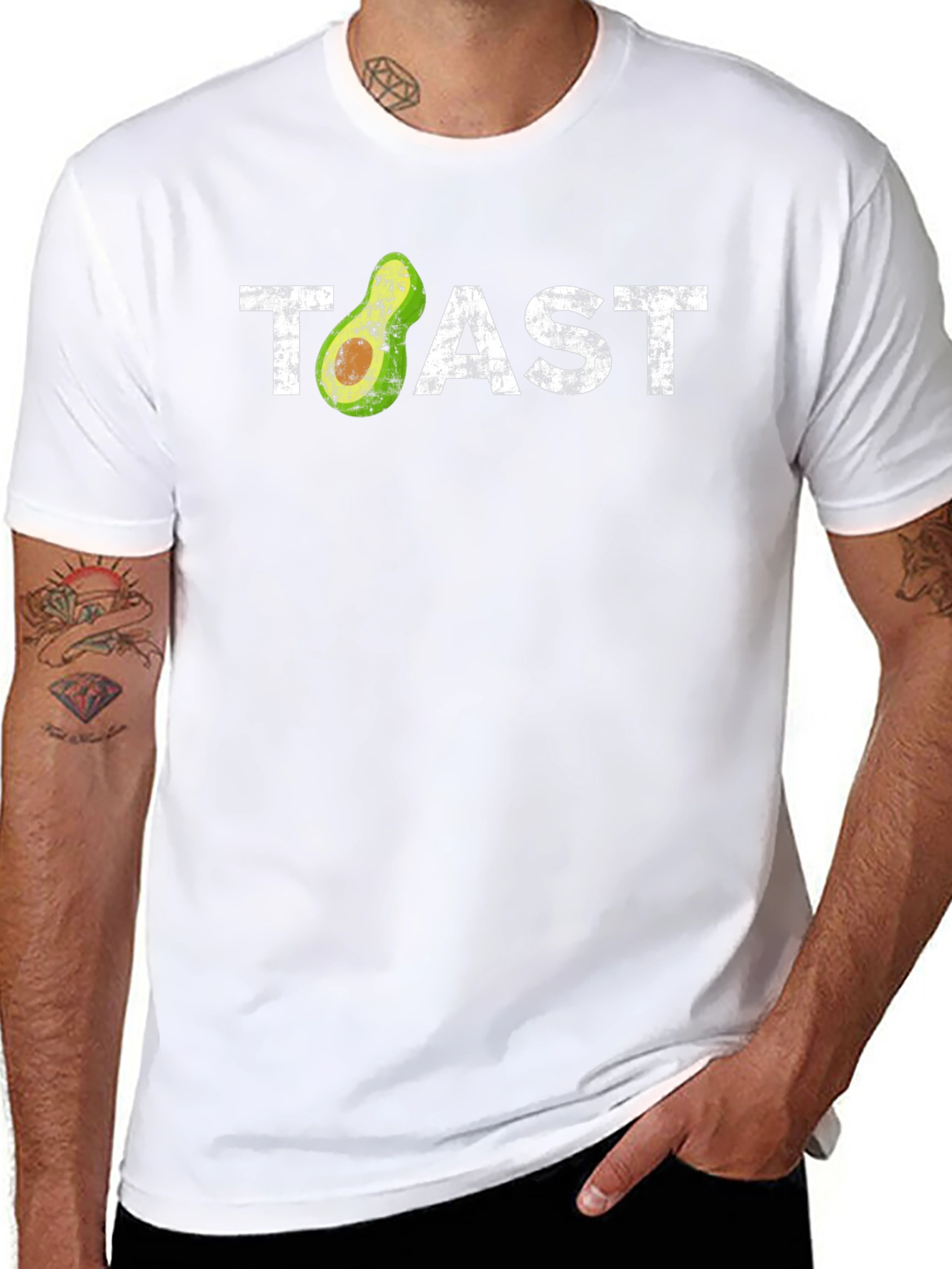 Avocado Toast Graphic Tee - Foodie T-Shirt