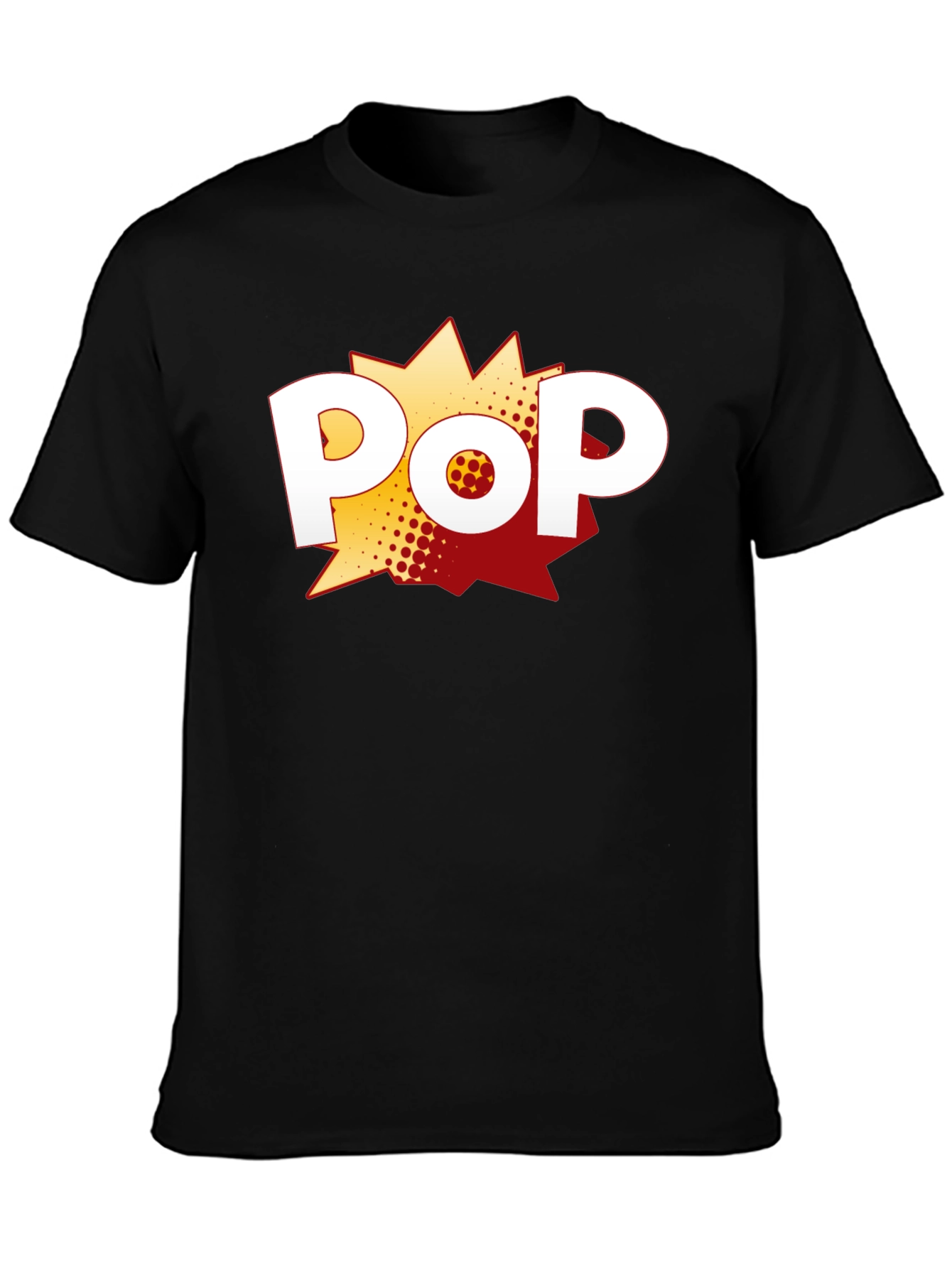 Pop Art Graphic Print T-Shirt - Classic Style