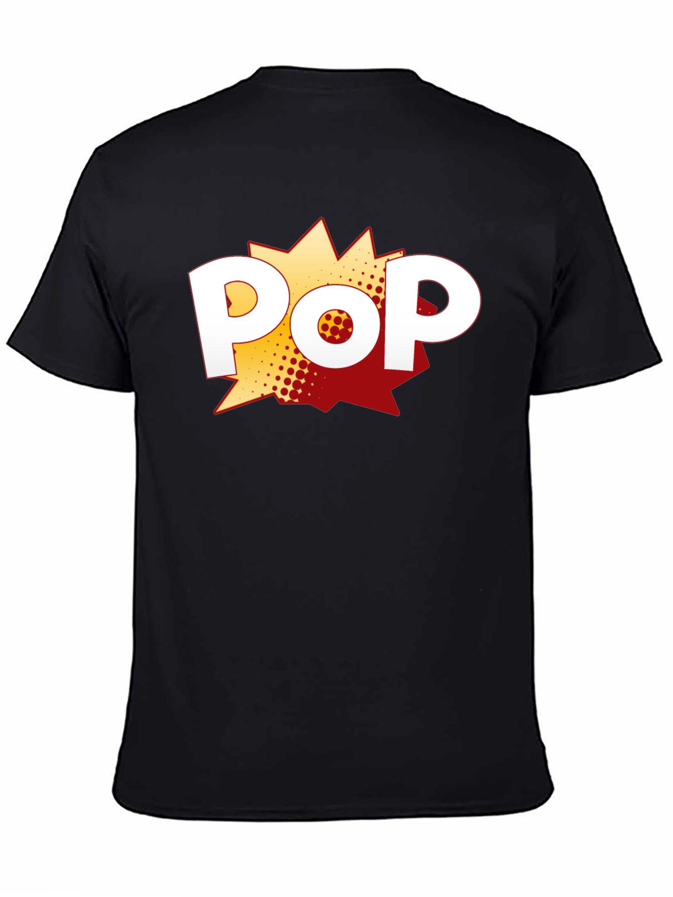 Pop Art Graphic Print T-Shirt - Classic Style
