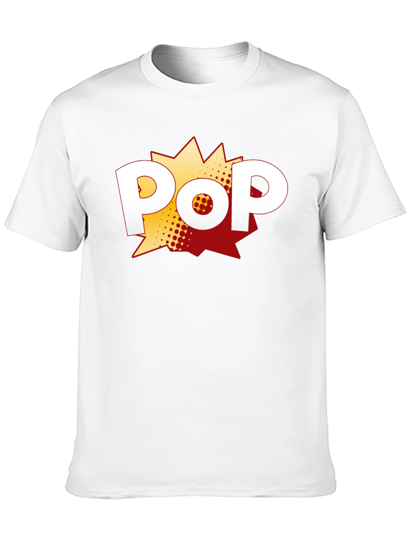 Pop Art Graphic Print T-Shirt - Classic Style